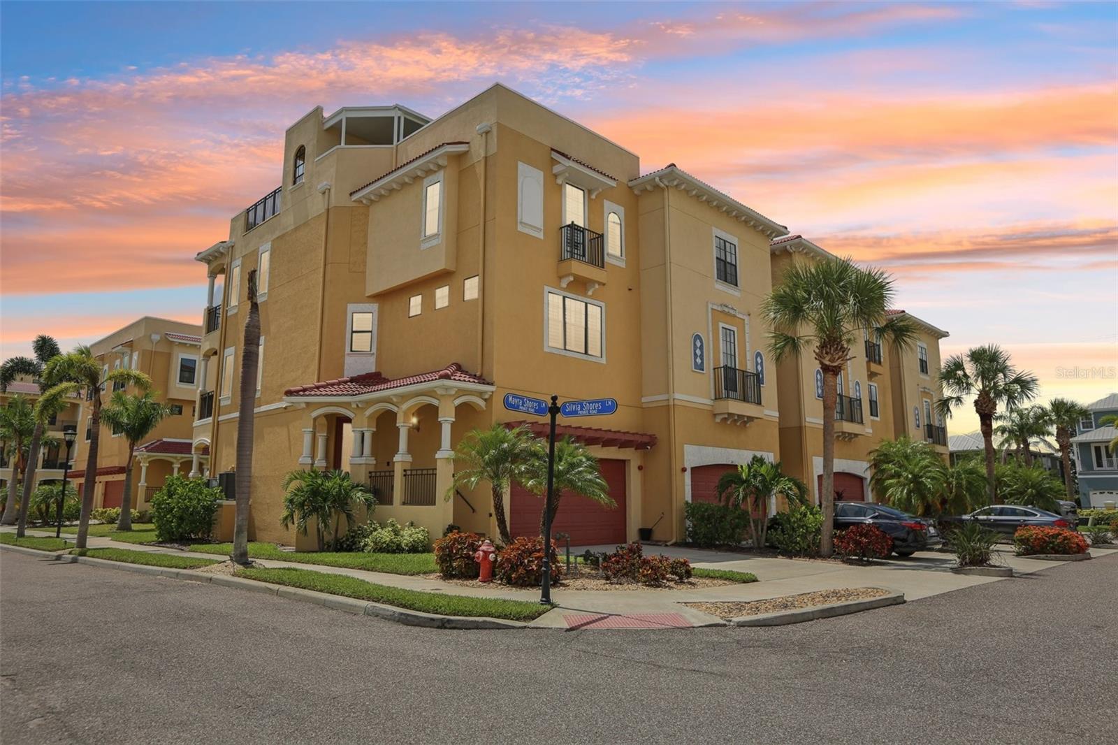 Welcome to Brisa Del Mar, a Luxury Townhome Community! We are pleased to present the "Most Amazing Property" available in this community. This home offers extraordinary water views throughout the home and even more impressive, astonishing panoramic views of St Petersburg, the Skyway Bridge, Tampa's skyline as well as daily breath-taking sunsets with occasional Cruise /Cargo Ships sightings.
The home has 3 Bedrooms and 4 Bathrooms totaling over 2700 sqft. Your “Private Elevator” allows easy access to all main levels of this Tri-level home.
Features Include:
1st FLOOR: Offers a welcoming foyer for greeting guests, 1/2-bathroom, office, flex room (currently used as a the (4th Bedroom) a private Lanai.
2nd FLOOR: Offers a formal dining room, living room, family room and a beautiful kitchen with 42in crown molded cabinetry, granite countertops with a Bar, laundry room (with vanity and cabinets), 1/2 bathroom and a private Lanai.
3rd FLOOR: Owners retreat (Primary Bedroom) with double door entrance and a unique sitting area. The owner's space is a luxurious retreat with a glassed enclosed shower, granite top- double vanity, garden bathtub, and a large walk-in closet. The 2nd and 3rd Bedrooms, Full Bathroom as well as a Private Lanai are also on this floor.
ROOF-TOP- Be amazed, thrilled and relaxed with a covered and open "Rooftop Terrace" for sitting, lounging, sun-tanning, parties and weekly views of cruise ships, daily boating traffic and a different "Breathtaking " sunset everyday as a bonus.
So many designer and luxurious features in this home to include extraordinary water views from different levels of the home, crown molding throughout home for added elegance, marvelous wooden floors, decorative wall accents, plantation shutters, decorative ceiling fans, tinted sliders and 10ft ceilings/ 8 ft doors through-out the home.
The double car garage with 13ft ceilings (with storage racks) provides more than significant storage space and parking. Bring your golf cart, electric scooters, or bicycles as the community is a short car/golf cart ride or walk to the best restaurants in the area, "Circles" and “Finn’s” as well as 2 Boat Marina’s. An added bonus to living here, is the close proximity to shopping centers, Manatee Viewing Venter and the Apollo Beach Nature Preserve which is a treasured destination. (The walkthrough video for this home is a must see). This home will not last long- schedule you’re showing today!
