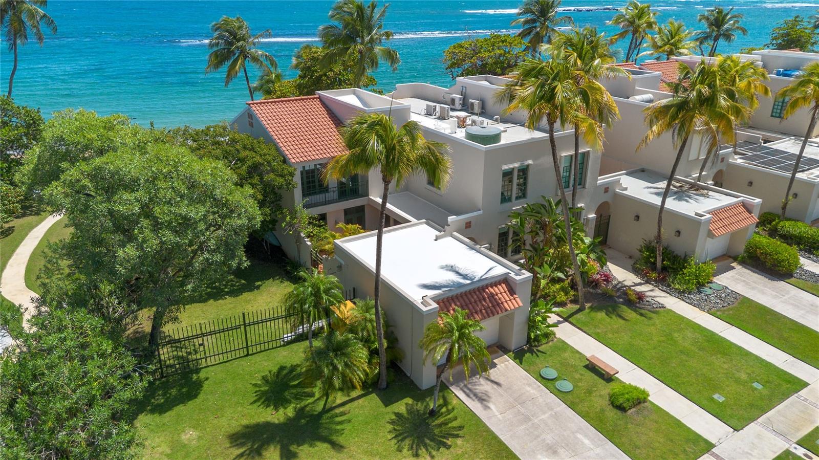 Welcome to Dorado Reef 77, a beautifully appointed two-level townhouse offering the perfect blend of comfort, space, and tropical charm. This 4-bedroom, 4-bathroom residence features spacious interiors, a fully equipped kitchen, and an inviting layout ideal for both relaxing and entertaining. From the home, you can enjoy breathtaking ocean views and step out to a private terrace surrounded by lush landscaping and an open lawn area that adds to the sense of privacy and tranquility.
Ideally located just a short walk from the beach, the home also includes access to the community pool and is equipped with a full backup generator and water cistern for added convenience. Located in the exclusive, gated Dorado Reef community with 24/7 security, this residence offers both peace of mind and resort-style living.
Dorado Reef 77 is the perfect opportunity to enjoy the best of coastal living in one of Dorado’s most desirable neighborhoods.