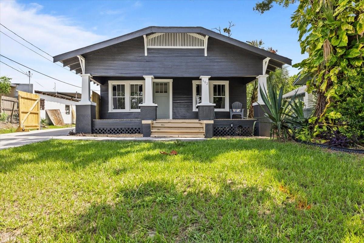 Charming 1925 Bungalow in the Heart of Seminole Heights!
Welcome to 102 W North Bay Street, where timeless character meets modern updates in one of Tampa’s most beloved neighborhoods—vibrant Seminole Heights. This 3BR/2BA home blends classic craftsmanship with modern upgrades. Enjoy a spacious covered front porch, freshly painted exterior (2025), and original architectural details throughout. Inside, you'll find a cozy fireplace, luxury vinyl plank flooring, and a fully renovated kitchen featuring quartz countertops, stainless steel appliances (2025), shaker cabinetry, and a stylish tile backsplash. Both bathrooms have been beautifully updated with designer finishes. Includes inside laundry with Samsung washer/dryer and a private fenced backyard. Located in vibrant Seminole Heights—just minutes from downtown Tampa, Armature Works, Riverwalk, and more. Ideal for homeowners or investors looking for a move-in-ready home in a high-demand area.