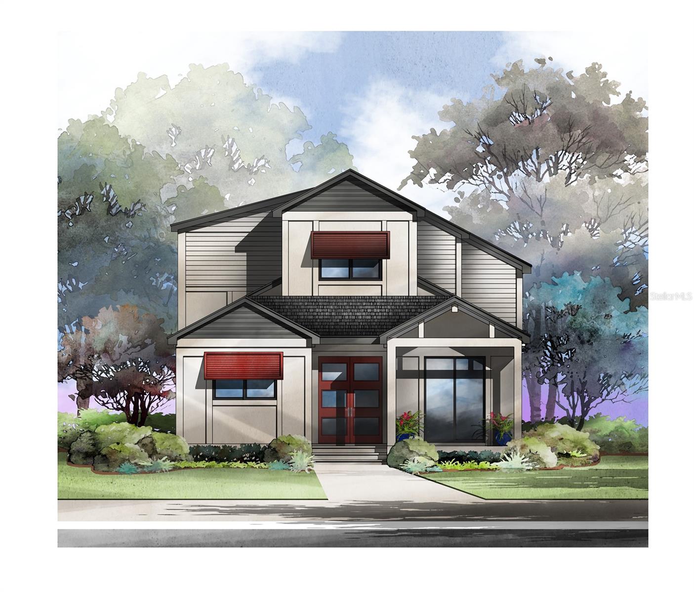 Under Construction. Barry Bullard Homes stunning 2,890 square foot residence located in the highly sought-after, golf cart-friendly community of Town of Tioga. This thoughtfully designed open-concept, two-story great room plan offers 4 spacious bedrooms, 3 full bathrooms, a versatile flex/game room, and an oversized two-car garage plus a dedicated golf cart garage. The home features a private walled courtyard and multiple outdoor living areas, including a large covered lanai with a summer kitchen, pavered courtyard, and a charming covered front porch perfect for outdoor dining.
Inside, the cook’s kitchen features custom cabinetry, a floating island, Quartz countertops, a 36” five-burner gas cooktop, convection wall oven with built-in microwave, countertop-depth French door refrigerator, and a closet pantry. The great room is anchored by recessed, stack-back sliding glass doors and built-in cabinetry and shelving for elegant storage and display.
The owner's suite is a private retreat offering a luxury bathroom with a free-standing soaking tub, separate frameless glass-enclosed shower, and a huge walk-in closet outfitted with upgraded laminate shelving. Additional interior highlights include 8' tall doors throughout, clean modern trim, cove crown molding, and durable LVP plank flooring in all living areas. Bathrooms and laundry feature tile flooring, and bathroom wall tile extends to the ceilings in wet areas. A stop-and-drop area by the back door adds function and charm with custom cubbies and a bench.
Energy efficiency is paramount with spray foam insulation in walls and ceilings, tankless water heaters, LED recessed and task lighting, and vinyl insulated Low-E windows. The exterior is built for low maintenance with Hardi-Board siding and soffits and a professionally designed low-maintenance landscape.
Residents of Town of Tioga enjoy a host of community amenities including a pickleball court, clubhouse, pool, playground, tennis courts, sand volleyball, basketball courts, and scenic walking trails. Tioga Town Center is just steps away with fine dining, boutique shopping, and Gainesville Health and Fitness. Conveniently located approximately 4 miles from I-75, 4.5 miles to North Florida Regional Medical Center, 8 miles to the University of Florida, and 11 miles to Shands Hospital, this home offers luxury, comfort, and accessibility in one exceptional package.