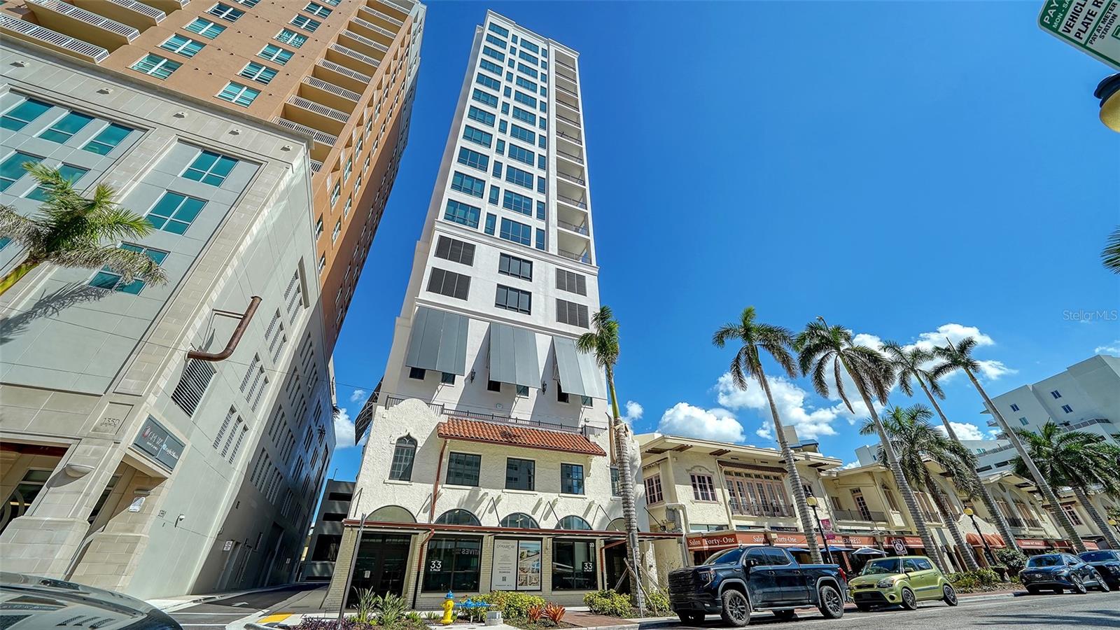 DEMARCAY SARASOTA LUXURY FURNISHED CONDO AVAILABLE FOR LEASE. Open for three month or longer Reservation/ July 15th through December 30th 2025. The DeMarcay, is a NEWLY completed stylish 18 story boutique condominium community, in the heart of the DOWNTOWN. This 8th floor two bedroom/two bath condominium has sweeping city views from every room. Upscale furnishings and finishes including a fireplace in the living room and a private patio terrace with city and water views. Exceptional quality in this kitchen with gas cooktop, quartz counters, and custom Italian Cabinetry. The master bedroom suite has a king size bed, walk in closet with custom built ins and a luxurious bathroom. The second bedroom is set up as a den/office with a queen sleeper sofa and desk. One garage parking space. Indoor valet parking. The DEMARCAY 18th floor rooftop-with 360 unobstructed views amenities include an amazing heated salt-water pool, outdoor kitchen, two terraces, fitness center, and lounge area. Move-In and walk to all the downtown events, shopping, Opera, ballets, theaters, art galleries, world class Selby Botanical Gardens and the many five star restaurants. Lido Key and Siesta Key are close by ready for you to relax and enjoy the beautiful beaches and the Gulf of Mexico. Available Dates for a three month or longer stay are: June 15, 2025 through December 31, 2025