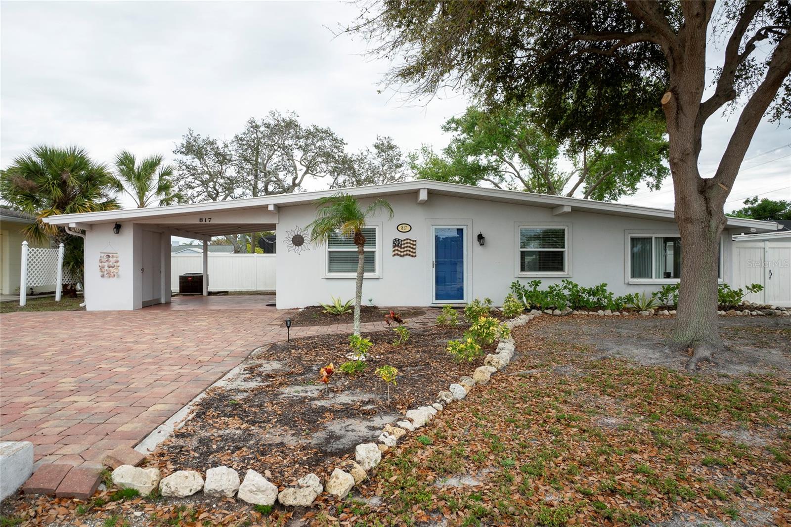 Coastal Living at Its Finest: Fully Furnished Retreat on Venice Island, FL! Discover the allure of island living in this beautifully updated 2-
bedroom, 1-bathroom home. Situated in the desirable Golden Beach community on Venice Island, this home offers deeded access to the pristine shores of Golden Beach just three blocks away. Additionally, downtown Venice and the iconic Sharky's on the Pier are within walking distance, providing endless opportunities for dining, shopping, and entertainment. Inside the home, you will find two well-appointed bedrooms that provide a cozy sanctuary for rest and relaxation. Each room is adorned with tasteful furnishings and ample natural light, creating a soothing atmosphere for a peaceful night's sleep. In the heart of the home, the charming kitchen boasts modern appliances and ample cabinet space, making meal preparation a breeze. Whether you're cooking up a storm or enjoying a casual meal, this kitchen offers both functionality and style. Beautiful terrazzo floors lead the way throughout the main living space along with the tongue and groove ceiling and beams creating the perfect beach home you are looking for! The final show-stopper is the massive fully-fenced backyard providing the perfect place to relax and enjoy the true meaning of Florida living. Venice Island offers the perfect style of living with its relaxed vibe while still offering all of the biking, golf, and entertainment amenities. Covered carport and separate laundry room including washer and dryer. Don't miss the opportunity to experience the best of island living in this fully furnished retreat. Schedule a showing today and immerse yourself in the relaxed coastal lifestyle of Venice Island!