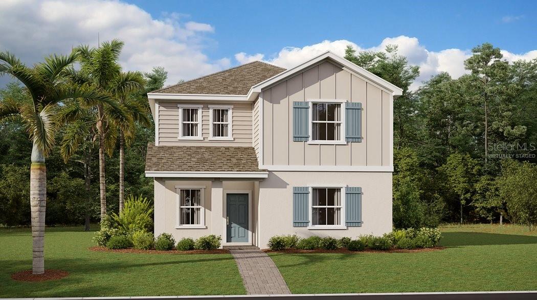 Under Construction. Tired of apartment sized living? Large families will enjoy this luxurious and spacious two-story, five bedroom, three bathroom home. The roomy kitchen leads into a dining room, breakfast nook and family room. There is even a loft that provides additional space. The floorplan also includes a front porch, back patio, and a two car, rear load garage. Enjoy connectivity, green building features, plus new energy conscious appliances. Welcome to Wellness Ridge the community that was designed to provide a Healthy & Active Lifestyle!! Community Features include: Sports Courts, Clubhouse, Fitness Center, Conservation Areas, Playground, Resort Style Swimming Pool and Multi-Use Trails. This beautiful home is very close to Lake Louisa State Park. Clermont is one of the fastest-growing cities in Central Florida. Strategically located close to Orlando and theme parks, it is known for its picturesque hills and pristine lakes. Schedule your appointment today!