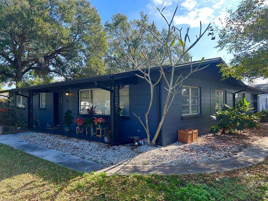 Welcome to 29 Golfview Circle NE, a beautifully modernized Winter Haven property offering a rare combination of charm, flexibility, and income-producing potential. The main residence features 3 bedrooms and 2 baths with an open, inviting layout that includes spacious living and dining areas, stainless steel appliances, and a comfortable primary suite with a walk-in closet. Enjoy outdoor living from the covered front porch, the screened back patio, and the fully fenced yard. Additional updates— including a 2021 roof and numerous interior improvements—add peace of mind and long-term value.

What truly sets this property apart is the detached 1BR/1BA guest house, completed in 2022 and designed as an ideal in-law suite or rental unit. This private space features polished concrete floors, a sleek updated kitchen, a modern bathroom with a large walk-in shower, an oversized closet with washer/dryer hookups, stainless steel appliances, its own fenced yard, and dedicated parking. Together, both structures offer approximately 2,228 sq. ft. of combined living space and 2,573 sq. ft. total under roof.

Located on a corner lot directly across from Polk State College, this home delivers outstanding convenience with exceptional versatility—perfect for multigenerational living, additional income, or both. Opportunities like this are hard to find. Come see everything this remarkable property has to offer!