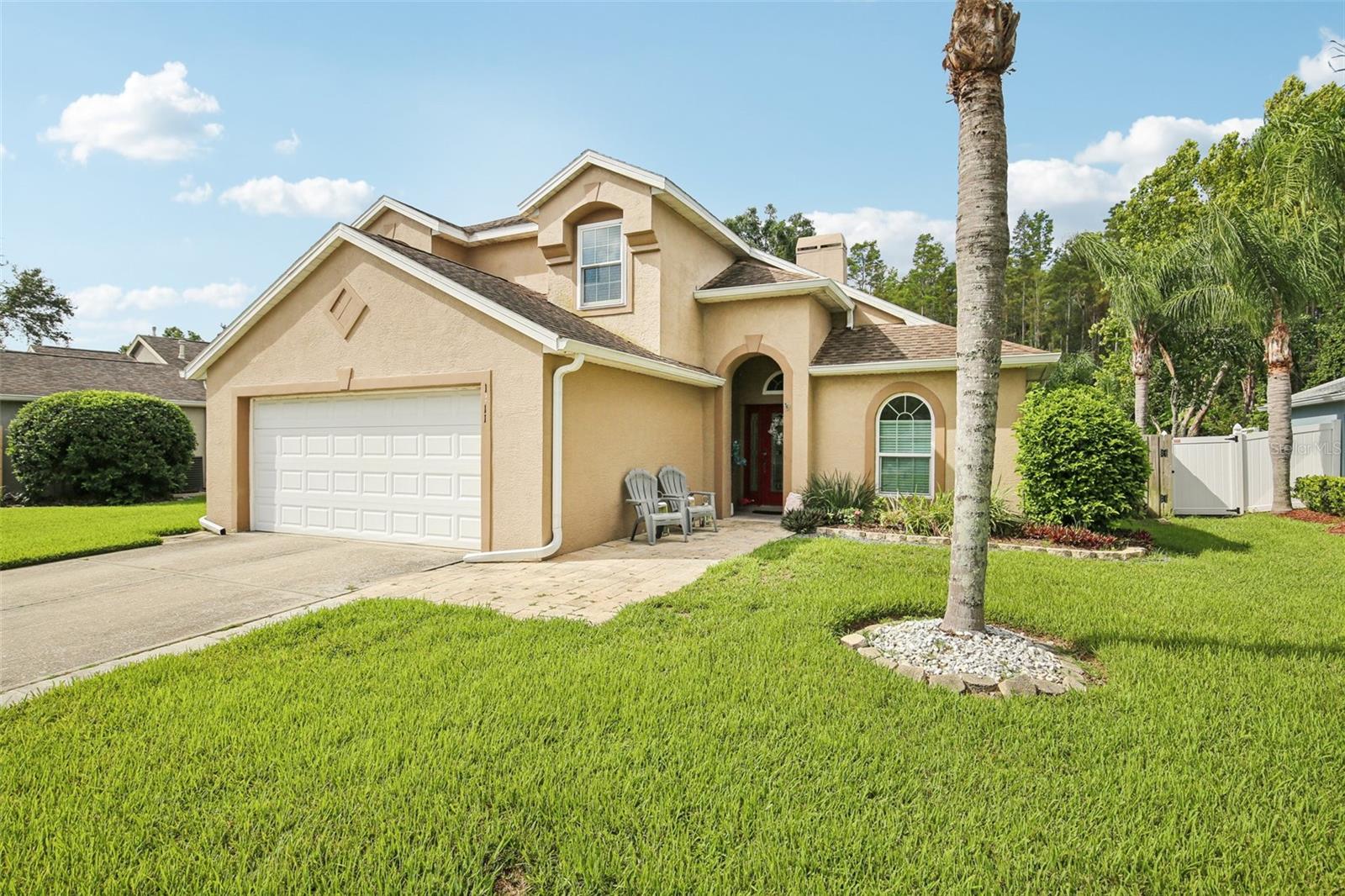 Welcome to your absolutely move-in ready dream home, where thoughtful updates, smart savings, and everyday comfort come together in one beautiful package. This updated two story residence features a stunning kitchen with high end stainless steel appliances, custom cabinetry, and stylish lighting. The main level offers tile flooring throughout and a luxurious primary suite complete with a spa-like bathroom. A convenient guest powder room adds functionality for visitors.
Upstairs, you'll find a spacious bonus loft, perfect as a TV room, playroom, or home office, plus two additional bedrooms and a fully updated bathroom.
Built with durability and peace of mind in mind, the home features hurricane impact windows, as well as hurricane rated front and sliding glass doors. A tankless gas water heater ensures endless hot water, and the updated roof and A/C system offer lasting value.
Enjoy the privacy of a fully fenced backyard with tranquil views of the conservation area behind, ideal for relaxing or future pool plans.
The oversized two car garage includes a workbench, providing the perfect space for tools, hobbies, or extra storage.