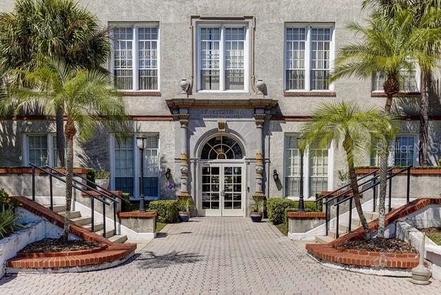 WELCOME HOME!! AVAILABLE NOW!! This home is available unfurnished!! Charming downtown 1 bedroom condo. Assigned parking space. Secured building. Washer/dryer in unit. Building is just across from Mirror Lake. Beautiful community pool on premises. Great walkability. Live by the lake and enjoy the Florida lifestyle!! Lease INCLUDES water, sewer, trash, and basic cable (while under HOA). This is a non smoking home.
