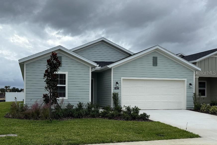 Beautiful BRAND NEW construction 2025 home that has never been lived in. and is pet Located in the new Community of Pioneer Ranch just a short drive off of SR 200 in SW Ocala and only 6 miles from I-75, with 4 Bedrooms, 3 Full Bathrooms, and a 2 Car Garage. No need to pay for Fiber optic internet service, lawn care, or HOA fees as they are paid for by the Owner and included in the rent.  Stainless steel appliances, a large island with room for 4 barstools and a walk-in pantry. . Pioneer Ranch is in the process of constructing great amenities for all residents to enjoy, estimated to be completed approximately in March 2026. Upcoming luxury amenities will include: resort style pool with cabanas, expansive community clubhouse, fitness center, pickleball courts, dog park, and a playground. Centrally located just a short drive to schools, restaurants, shopping, medical facilities and still only 10 miles away from the famous World Equestrian Center.