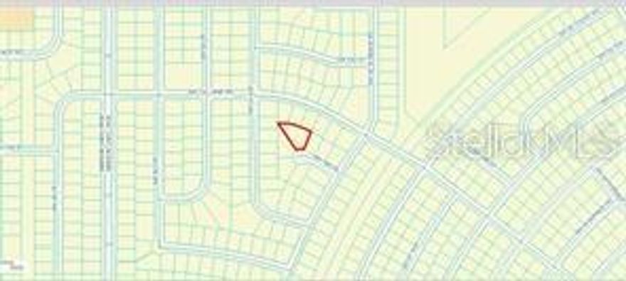 Beautiful, level buildable lot in private cul-de-sac in Marion Oaks Unit 1.