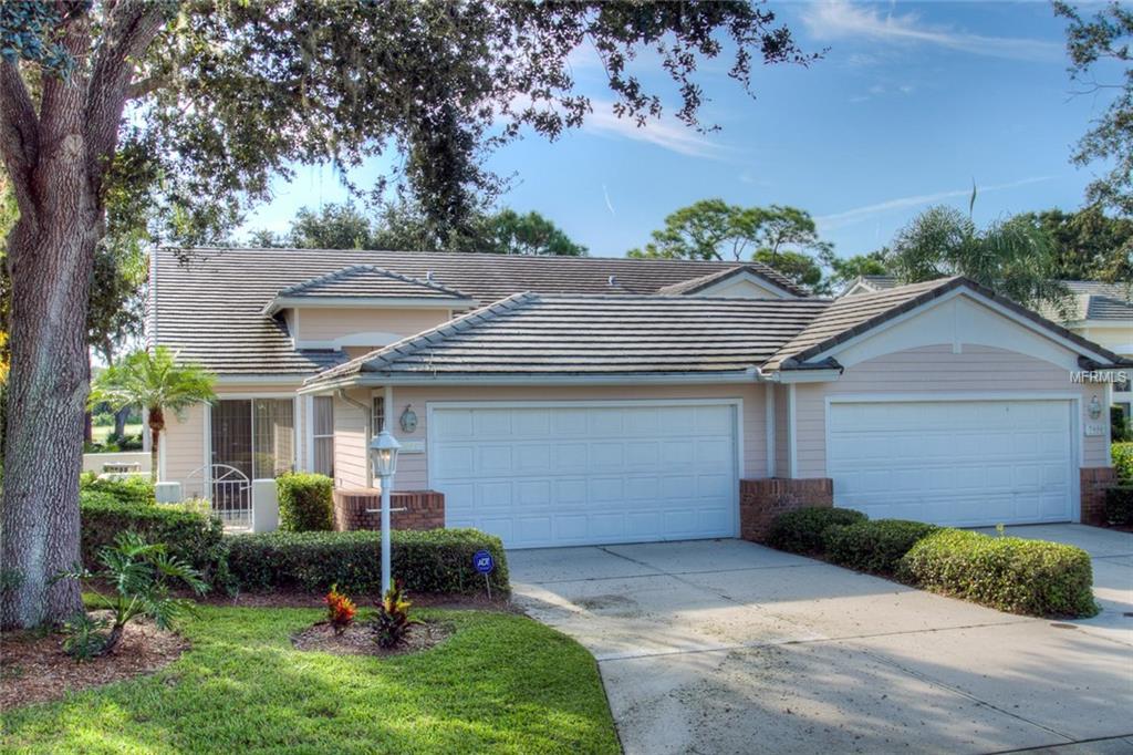 Incredible turnkey furnished villa in University Park available immediately. This villa is located on the golf course and has a view of a lake with a large lanai for relaxing and watching the golfing action. Owner has recently meticulously decorated this unit to perfection in a beautiful nautical decor, and it features an open plan in the main living area, updated kitchen with a private porch with barbeque. This large villa features a primary suite that has views of the golf course and a luxury bathroom with stall shower, double sinks, water closet and a garden tub. The second bedroom has two single beds and the third bedroom/office has a queen sized sofa sleeper. Stay in this world renowned golfing community and enjoy all the local restaurants and shopping on the University Parkway corridor. TURNKEY FURNISHED SEASONAL RENTAL UNIVERSITY PARK SARASOTA BRADENTON FLORIDA