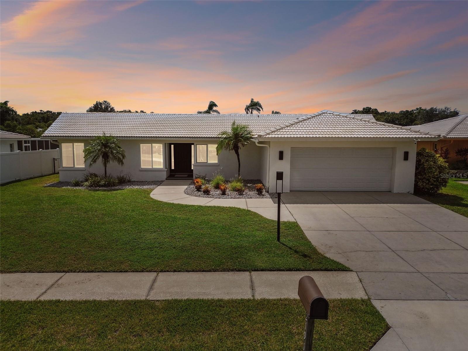 Welcome to your MAGNIFICENT Water front Executive Home. A 4bedroom 2bathroom 2car garage with your own private Saltwater Dock and Exclusive waterway that leads to Tampa Bay and the Gulf of America featuring World Class Fishing right out your backdoor! This is Florida living at its finest, located six miles from world famous Clearwater Beach, featuring the finest beaches, dining and entertainment in the World. Situated on sought after Allen's Creek featuring 85 acres of Nature preserve, protected mangrove and bird sanctuary. Watch the eagle's dive for fish , watch dolphin and manatee play at your dock on the regular. Experience incredible Sunrises and Sunsets and Million Dollar Water Views everyday. You will enjoy an open and airy floor plan with the all New Chefs kitchen, Quartz countertops, solid wood cabinets, and modern lighting that compliments the natural lighting in the home thru the beautiful hurricane rated sliding glass doors and windows. Your incredible Master suite boasts a private en-suite that leads to the pool with custom Marble walk-in shower and Cedar vanity. Huge his and her Custom built-in walk-in closet. This split plan has a huge living room with plantation shutters, family/dinning combo with Island bar seating and Three generous Additional Bedrooms on the other side of the house! You will also find another recently Updated Bathroom with Exotic Granite, a attached Oversized Two car garage and inside laundry room with wash tub. Your Nautical Fantasy awaits out the backdoor of this charming home. Step into your future with a backyard Oasis, private Pool, pass thru Quartz patio Bar, lush large Yard, 10,000lb Boat Lift and Custom built composite dock for your boating, fishing and kayaking pleasure. The inviting pool and Patio area is perfect for year-around Outdoor Entertaining, making this home the Premium Florida Lifestyle! Centrally located approximately 10 minutes from St Pete airport and 20 minutes from Tampa International. Just 2 miles or so to incredible Eagle lake park for picnicking, biking, tennis, fishing, dog parks for all sizes and 5 miles of walking trails. Don't miss this incredible opportunity to live the dream!