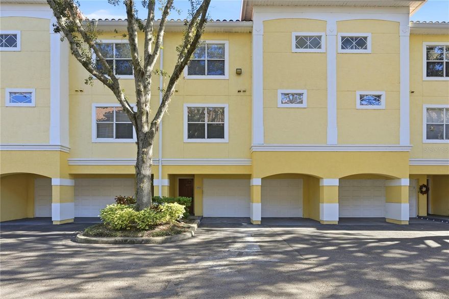 VISCONTI - It doesn't feel like a "home" - you'll feel like you're checking into a RESORT!  This gated, spacious three-story condominium offers an oversized double car garage.  Venture upstairs to an open concept layout for living-kitchen-dining area.  This home has been updated with all NEW wood floors, freshly painted with lovely crown and base molding and ALL new fans.  The kitchen has ALL new stainless steel appliances and a Moen Farmhouse sink.  Small side pantry for your storage needs.  All bedrooms feature huge walk-in closets.  The updated bathrooms include new toilets, sinks and lighting adorned with gold toned fixtures. Windows above the staircase envelope natural lighting and nook style storage to showcase your artwork.  Laundry area is upstairs for your convenience.  Primary BR offers dual closets with naturally light in the bathroom with a privacy window. Second BR is also ensuite.  Visconti offers lakeside dual swimming pools; Fitness Center, Tennis, Basketball and pickleball courts; Clubhouse and a fenced playground - all surrounded with beautifully maintained landscaped grounds.  HOA fee covers water, sewer, pest control and valet trash service.  Trash receptacle cleverly disguised by the front door as a bench.   Conveniently located to I-4, Rollins College, UCF, Full Sail University and Downtown Orlando.  30 minutes to all major theme parks, Orlando International Airport and Sanford International Airport.    MOVE in ready with new updates - just unload your furnishings and hang your "Home Sweet Home" banner!  Call today for your private showing.