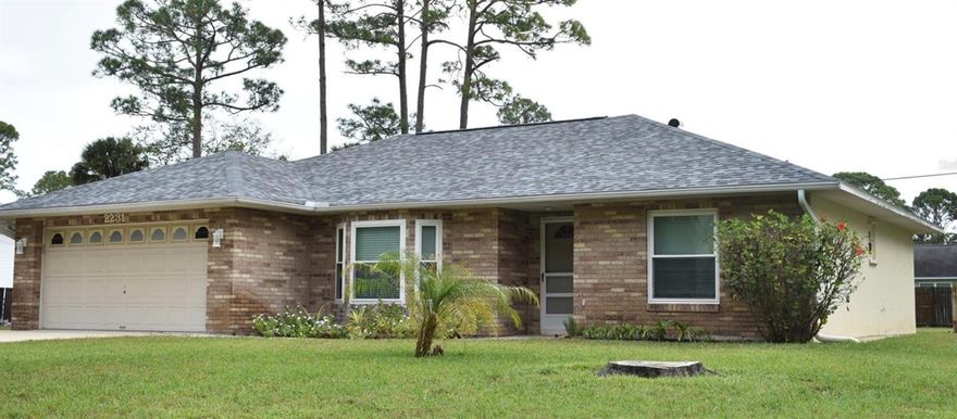 Nice home in a well established neighborhood. Short drive to shopping, dining and 2 parks by The Indian River Lagoon. Located 5 miles South of New Smyrna Beach , this community is perfect for your commute to Daytona ,Orlando and surrounding areas. 3bedroom 2bath with open floor plan. Many updates throughout including , new roof, insulated windows,washer, dryer, refrigerator ,reverse osmosis water system the water out of the system tests better then bottled water, plantation blinds, LED ceiling fans. Home comes with a transferable home warranty and whole home energy saving surge protector. Keep your boat on site in the (24 x 12) in your fenced in back yard, attached drive thru enclosed wired carport. Corner lot, with drive through back yard access. Must see, book your appointment today. ;Water: City