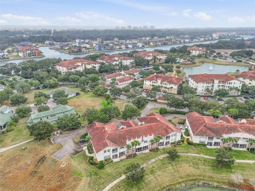 Enjoy peaceful lakefront living in the gated Tidelands community, with scenic walking paths just a short stroll away leading to the Intracoastal Waterway, where you can watch boats pass by and spot dolphins along the water. This 3-bedroom, 2.5-bath townhouse with a one-car garage offers 1,636 sq ft of thoughtfully designed space, featuring an eat-in kitchen with granite countertops overlooking the lake, a formal dining area, spacious living room, and half bath, all opening to a screened-in lanai ideal for relaxing and enjoying the view. Upstairs, all bedrooms and the laundry are conveniently located together, creating a private and functional layout. With beautifully maintained grounds and resort-style amenities included through the HOA, this is low-maintenance coastal living at an incredible price of $259,000.