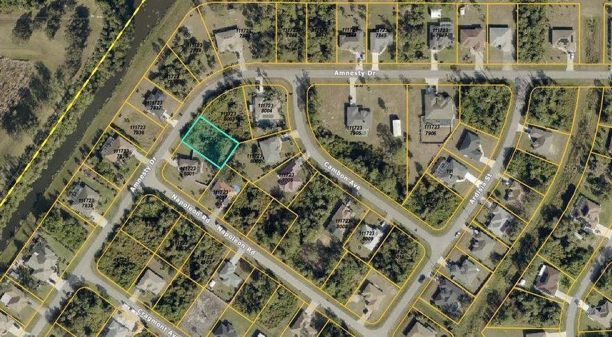 Don't miss out on this great buildable lot in the fast-growing city of North Port. This typical standard sized lot is situated on a beautiful street characterized by local new construction, making it an ideal location for building a custom Florida home! Electric on site, and with a great view of the canal from your backyard you can sit back and live the Florida lifestyle! Additionally, the property is near excellent educational and recreational facilities, such as Suncoast Technical College, the North Port Aquatic Center, and a newly completed bike trail. Given its proximity to Venice, Port Charlotte, and world-class Gulf beaches. What are you waiting for? Make an offer today!