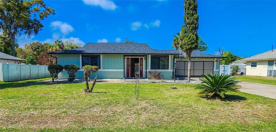 POOL HOME UNDER 285k  UPGRADED!!! 

NEW ROOF (2025) NEW GUTTERS 2025, NEW HOT WATER HEATER, NEW AC, NEW DOUBLE PANE WINDOWS, WITH NEW REMOTE CONTROLLED HURRICANE SHUTTRES FOR ADDED CONVENIENCE AND PEACE OF MIND.  NEW GARAGE DOOR AND GARAGE DOOR OPENER with screen enclosure, Ring Camera, New Thermostat.  

A clean 4-point inspection is already completed which includes the pool inspection.  The home has been freshly painted outside - and professionally cleaned.

Don’t let the listed square footage fool you—this home includes an additional 300 sq. ft. enclosed and under air Florida room (not reflected in the official square footage), giving you valuable extra living space.

The pool has been inspected and is ready for you to enjoy, and the primary bathroom features a handicap-accessible walk-in shower.

Ideally located just minutes from shopping, dining, medical offices, walking and biking trails, golf courses, and the beautiful shores of Flagler Beach, as well as the convenient Island Walk Shopping Center.

This is a fantastic opportunity at an incredible price—schedule your showing today. This one won’t last