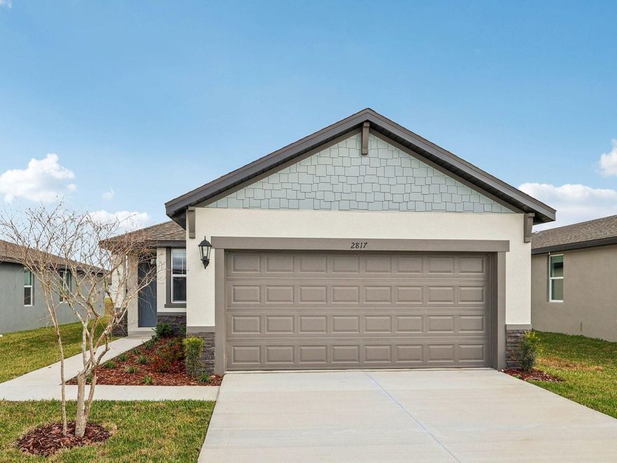 Brand new, energy-efficient home available NOW! The Denali II floorplan features a spacious open-concept design with 3 bedrooms, 2 bathrooms, and a 2-car garage. The chef-inspired kitchen seamlessly connects to the expansive great room and dining area, perfect for entertaining or everyday living. The Grove at Stuart Crossing Premier Series offers single-family homes with open-concept floorplans in Bartow, FL. Convenient to several major highways, this community is ideal for those who commute to Lakeland, Tampa and Orlando. Residents will enjoy amazing amenities that include a resort-style pool, clubhouse, fitness center, pickleball courts, playground, dog park, and trails in a beautiful "old Florida" setting.  Each of our homes is built with innovative, energy-efficient features designed to help you enjoy more savings, better health, real comfort and peace of mind.