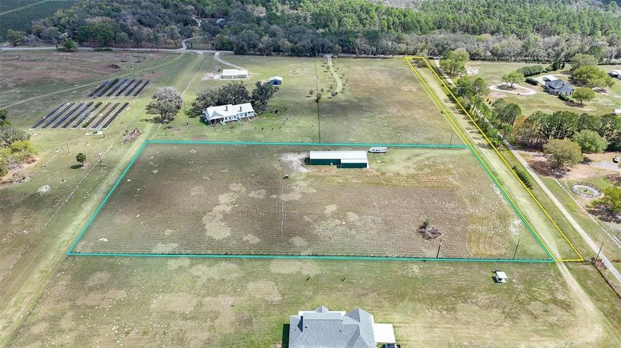 Great opportunity to own 4.6 acres of private, Build-Ready land in Brooksville. This property already has major improvements in place including 400-amp electric service, a 350-foot deep well, and a 3,000-square-foot building. The land does not need to be cleared, making it ready for your custom home, workshop, or compound. The property is accessed by a private easement. No HOA or CDD, allowing flexibility for residential, agricultural, or recreational use. This property is ideal for those looking for space, seclusion, and the ability to build immediately while still being within reach of shopping, dining, and major roads. Approximately 10 minutes to I-75.