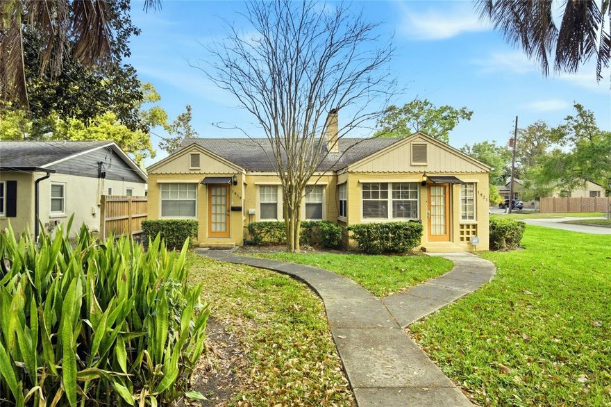 Introducing a rare-to-market tri-plex that offers an exceptional "turn-key" investment opportunity in the heart of Orlando’s bustling Milk District! Situated on a large, picturesque corner lot, this multi-family property currently generates $59,000 in gross revenue per year and is divided into a duplex with a detached ADU and boasts plenty of street and driveway parking.The spacious two-bedroom, one-bathroom unit was updated in 2022 with new cabinets, quartz countertops, carpet, bathroom vanity, and fresh paint. The one-bedroom, one-bathroom unit features newer kitchen cabinets and countertop, quality appliances and a fireplace. The duplex shares central AC, which was replaced in 2023. The quaint and cozy detached studio ADU includes tile floor, renovated bathroom, AC installed in 2024 and a new water heater from 2023. All units share an onsite laundry room equipped with a new washer and dryer replaced in 2024. A highlight of this property is the shared courtyard, featuring a bird fountain, creating a common area perfect for camaraderie and gatherings. LOCATION, LOCATION, LOCATION defines this incredible investment! Just steps away from core Milk District establishments such as Sideward Brewing, Otto's, and Stasio's Italian Kitchen, this property is easily walkable to cultural events at Festival Park & the Plaza Live, as well as Thornton Park & Lake Eola. Enjoy convenient shopping at Colonial Town Plaza, grocery options like Publix & Aldi, gyms, trendy coffee shops, and more! Plus, with easy access to the 408 Expressway, you're just a 20-25 minute drive from Orlando International Airport. This property has proven itself as an excellent long-term investment with high gross rents with additional room for growth, strong property price appreciation, low vacancy rates and very low operating costs. Don’t miss out on this exciting opportunity—schedule your showing today and explore all the benefits and features this incredible property has to offer!