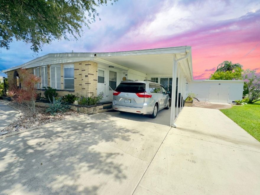 HUGE & BEAUTIFUL HOME on a CORNER DOUBLE LOT! Over 2,300 Sq Ft of Stylish, Updated Living! Discover the space, comfort, and upgrades you’ve been looking for in this expansive double-wide home sitting proudly on a rare corner double lot! With over 2,300 square feet of living area, this home offers room to relax, entertain, and live your best life. Step into the updated, modern kitchen; solid wood cabinets, granite counters, stainless steel appliances—perfectly designed with today’s finishes and functionality in mind. Expansive master bedroom, offering plenty of room for a king-sized bed and a sitting area. You'll love the oversized walk-in closet, providing ample space for organizing and storing your entire wardrobe with ease. The luxurious master bathroom features generous proportions and is designed for comfort, complete with a large vanity, walk-in shower, and plenty of natural light. Your guests will feel right at home in this generously sized guest bedroom, perfect for comfort and privacy. Featuring a large walk-in closet, there’s plenty of storage space for extended stays or extra belongings. Whether used for guests, a home office, or a second master, this versatile room offers both function and flexibility in a beautifully designed space. Three full, beautifully updated bathrooms, an indoor laundry room conveniently located just off the enclosed porch, and no shortage of space or style. Enjoy the charming screened-in porch for bug-free evenings and a sunny open patio for gatherings under the sky. The home’s exterior stuns with its brick façade, Bahama shutters, and corner-lot presence. This home is beautiful—it’s built to last, with major system upgrades including a 2023 roof, 2022 HVAC mini-split system and ductwork, 2021 water heater, newer electric box, plus a new vapor barrier and tie downs for added protection and peace of mind. Don’t miss your chance to own this one-of-a-kind property with unbeatable space, updates, and curb appeal. Experience the best of Florida’s retirement lifestyle; Harbor Cove, a sought-after 55+ waterfront community along the scenic Myakka River, filled with resort-style amenities. Low monthly HOA fee of just $150 a month! Includes access to two sparkling heated pools, a relaxing spa, a well-equipped fitness center, a clubhouse overlooking the stunning marina, shuffleboard, horseshoes, pickleball, tennis, and bocce courts. Socialize and stay active with dances, parties, water aerobics, fitness classes, art classes, woodworking, golf cart parades, bingo, dances, and more. Boat clubs, a craft room, picnics on the patio, golf clubs, bowling clubs and much more. There is plenty of wildlife to enjoy in this 190-acre community; herons, egrets, cranes, ibis, parrots, even alligators and manatees! Conveniently located within minutes of Downtown Wellen Park, Costco, shopping, restaurants, and a short drive to beautiful Gulf Beaches. Schedule a viewing today and let this dream home become your reality!