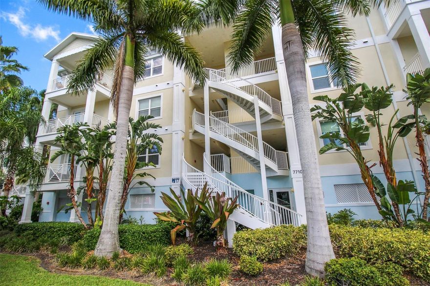 Welcome to Tropic Treasure! This luxurious second-level condo is nestled in the picturesque Palma Sola Bay and boasts a 3-bedroom, 2.5-bathroom condo that offers the perfect blend of coastal elegance and modern comfort, providing a serene and sophisticated Florida living experience.

As you step inside, you'll be greeted by an open and spacious floor plan that seamlessly connects the living, dining, and kitchen areas. The natural light pouring in through large windows and patio doors illuminates the space and creates a warm and inviting atmosphere. The living room boasts high ceilings and provides access to a private balcony with views of lush landscaping and glimpses of the tranquil Palma Sola Bay.

The Palma Sola Bay community offers a range of amenities, including a sparkling swimming pool just steps from your front door, fitness center, and lushly landscaped grounds and a community kayak launch. Residents can take leisurely strolls along the bay, enjoy the nearby beaches, and explore the vibrant cultural offerings of Bradenton.

The kitchen is a chef's dream, featuring granite countertops, stainless steel appliances, and ample cabinet space. A breakfast bar provides additional seating, perfect for casual meals or entertaining friends and family. The adjacent dining area offers an elegant space for formal dinners.

The primary bedroom suite is a true retreat, offering a spacious oasis of relaxation with a king-size bed, and his & hers armoirs. It has its own private balcony access, it's the ideal spot to enjoy your morning coffee while taking in the serene surroundings. The attached bathroom boasts dual vanities, a soaking tub, a large walk-in shower, , ensuring comfort and convenience.

Two additional bedrooms are generously sized and feature plenty of closet space. The second bedroom has a bunk bed/trundle bed, a TV, and plenty of closet space. The half bathroom is adjacent to this bedroom. The third bedroom has a queen-size bed, and plenty of space to kick back and unwind after a day at the beach. Adjacent is the second bathroom that has a shower/tub combo.

This condo comes complete with a laundry room equipped with full size washer and dryer, adding to the convenience of everyday living.

House Rule: No smoking. No burning candles inside of lodging. No parties. Small pets may be approved - a $200 per pet non-refundable pet fee to be paid directly to the management company.

Storage Unit in the carport that has beach essentials. There are two covered garage parking spaces as well as guest parking.

*Taxes and fees not included.