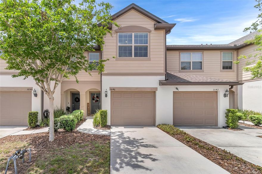 Seller is offering $5,000 toward closing costs or a rate buydown.
This San Carlo townhome. built by Centex/Pulte in 2020 offers 3 bedrooms. 2.5 bathrooms, a 1 car garage, and thoughtful upgrades throughout. The kitchen features granite countertops and Whirlpool stainless steel appliances. The open floorplan flows easily from the kitchen into the dining and living areas and extends out to a screened-in lanai-perfect for entertaining. Upstairs, you'll find the primary suite with a walk-in closet and ensuite bath featuring dual vanities, along with two additional bedrooms, a full bath, and a conveniently located laundry area. Upstairs features laminate flooring and updated bathrooms, while the first floor remains tile-giving the home a clean, move-in ready feel.
Located in the gated Crossing T Emerson Park community, with easy access to the 414 and 429. Just 13 minutes to the RDV Sportsplex in Maitland, 20 minutes to Downtown Orlando, and 30 minutes to the attractions.
This home shows beautifully-schedule your showing today.