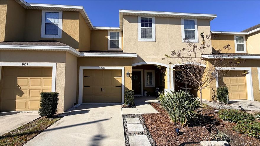 Discover this stunning, well-maintained townhome featuring 3 bedrooms and 2.5 baths. The home boasts beautiful granite countertops throughout the kitchen and bathrooms. The open and spacious Kitchen has a large island, double sink, stainless steel appliances, walk-in pantry, pendant lights and plenty cabinets for your conform of storage. The open floor plan has Living room and dining room space, this area leads to a private open patio with a peaceful view and no back neighbors. Includes a 1-car garage and an unbeatable location! Enjoy easy access to I-75, making it a short drive to Downtown Tampa, Brandon Mall, medical facilities, shopping and more. The Oak Creek Community offers cable, internet, water, outside and ground maintenancefitnes center, two pool, playground and more. Exceptional maintenance and a great location make this a must-see!