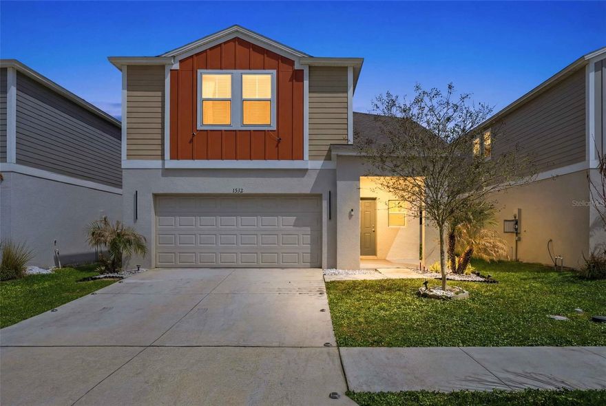 Welcome to your dream home at 7512 Wallflower Trail, located in the highly sought after Pasadena Point community of Wesley Chapel, Florida. This stunning 2023 construction by Casa Fresca Homes features the popular Indigo floorplan, offering five spacious bedrooms and three full bathrooms across 2,471 square feet of living space. The heart of the home is an expansive open concept great room that flows effortlessly into a gourmet kitchen, creating an ideal environment for both daily living and elegant entertaining. High end finishes abound, including sleek stone countertops, a contemporary appliance package, and a massive walk in closet in the primary suite. The two story layout provides an excellent balance of communal areas and private retreats, while large sliding glass doors invite an abundance of natural light to fill the interior.

Beyond the front door, Pasadena Point Residents enjoy access to a sparkling community pool and clubhouse, a playgrounds, and a dedicated dog park, all connected by beautifully maintained sidewalks perfect for evening strolls. The location is truly unbeatable, situated just off Overpass Road for rapid access to the best of Pasco County. You are only minutes away from premier shopping and dining at The Shops at Wiregrass and The Grove at Wesley Chapel, with outdoor recreation nearby at the Wesley Chapel District Park. With easy access to I 75 and I 275, commuting to Tampa or Lakeland is a breeze. Whether you are looking for a move in ready masterpiece or a community with a true neighborhood feel, this property is the perfect place to call home. Schedule your private showing today and discover modern living in Wesley Chapel.