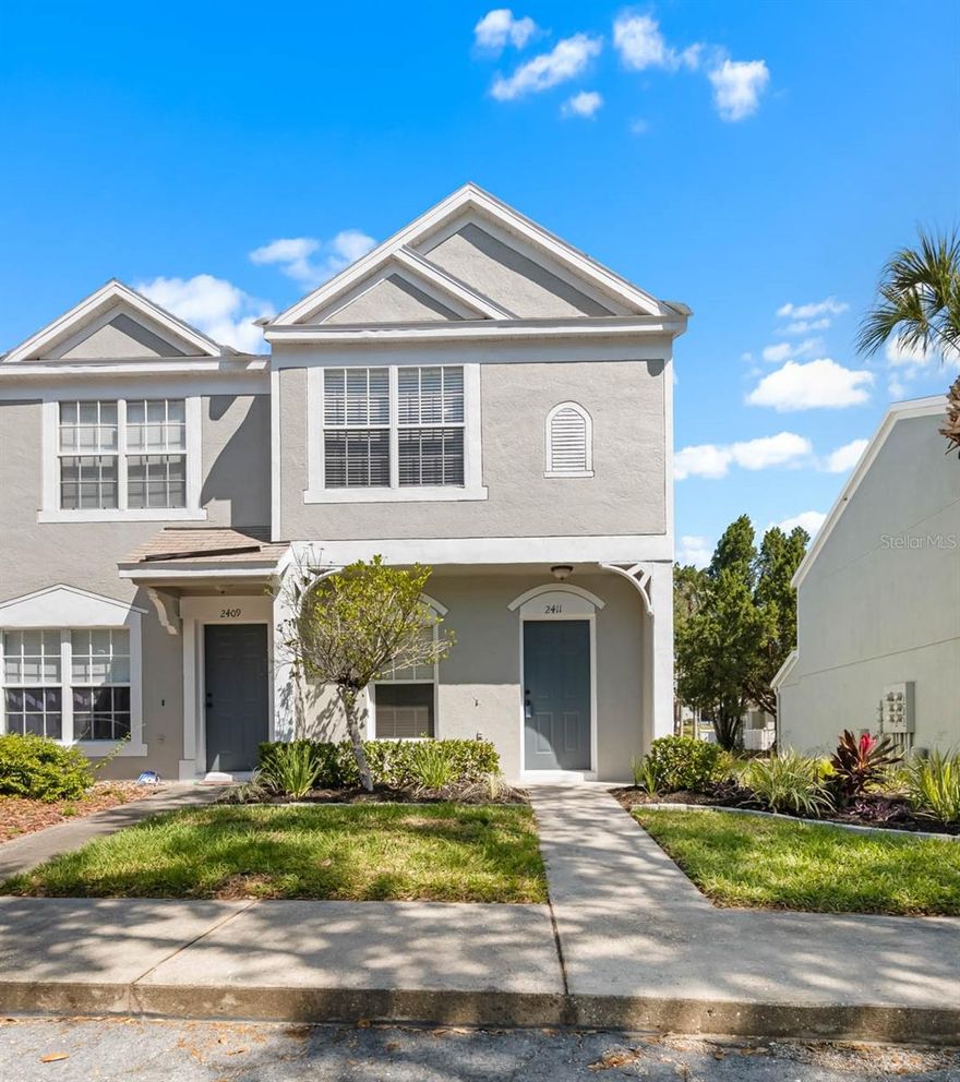 Welcome to your new home in the gated community of Regency Key Townhomes nestled in the heart of Brandon. This beautiful townhome, just a few steps away from the community pool,  boasts Living / Dining Room combination, Florida sunroom, kitchen and half bath on the first level. Second level offers Primary bedroom with bathroom and a second bedroom with its own private bathroom. Centrally located minutes away from Tampa, MacDill, restaurants, shopping and entertainment. Access to I-75 is just a few miles away for easy travels to Orlando with many tourist attractions and Gulf shore beaches. Schedule your private showing today.