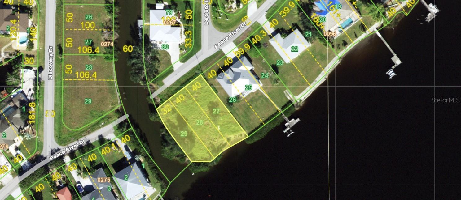 Ready to build your waterfront home with gorgeous views of Charlotte Harbor & Peace River? This cleared, ready to build tip lot is nearly a 1/2 acre and all utilities are in place. Meticulously design the home of your dreams and enjoy deep water access via the Peace River to the Gulf of Mexico. Harbor Heights is close to I75, Punta Gorda communities and the airport, making commutes or vacation adventures a breeze.
