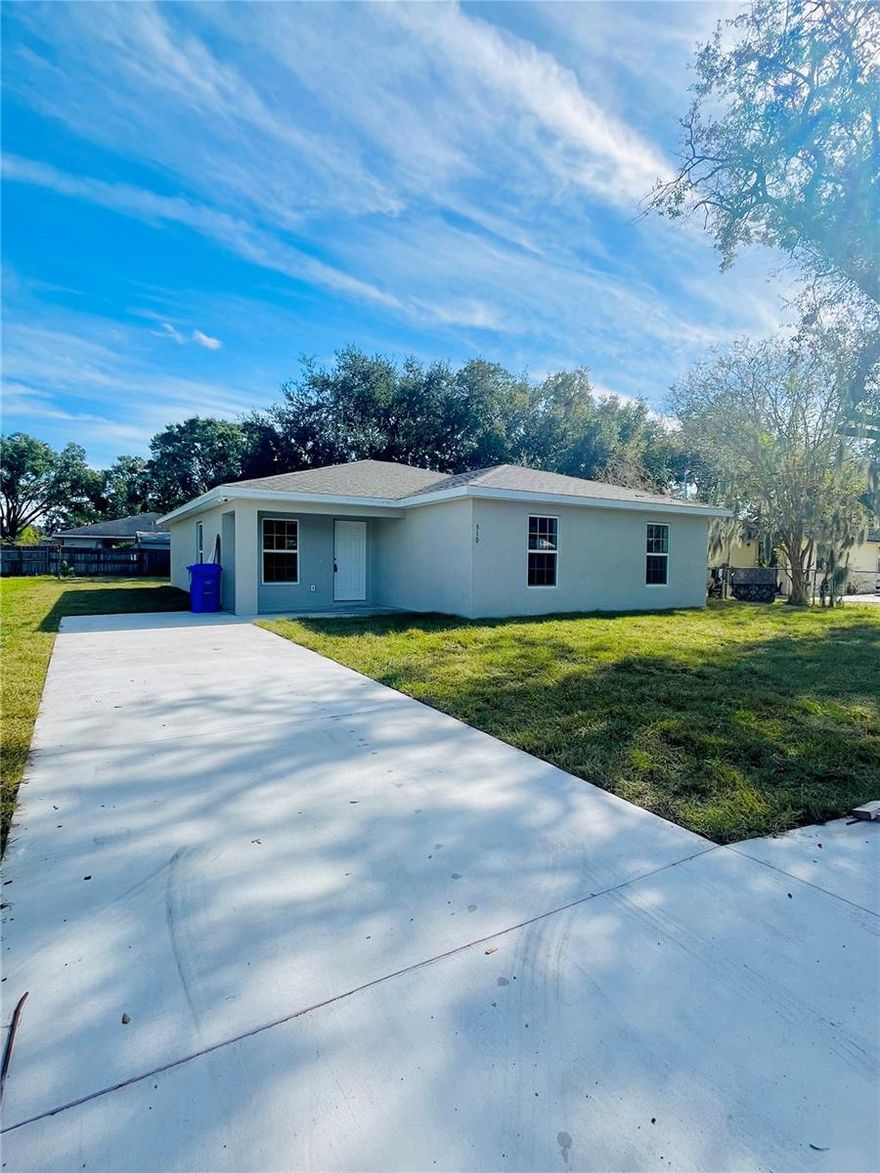 Beautiful new built 4 bed, 2 bath house located in the heart of the city of Lakeland. Quiet neighborhood, centrally located close to downtown Lakeland. There is no HOA in the area to deal with. Westside Public park ( Small, flat public park with a softball diamond, playground & picnic pavilion.)is near by. Granite countertop in kitchen and bath, architectural shingles, double pane windows, and wood like laminate flooring throughout. The lot is big enough (.19 acre) for your boat or trailer. Seller is an investor and not a builder. Bring your inspector for your satisfaction. Certificate of occupancy (CO) will be provided from the City of Lakeland building inspection department.