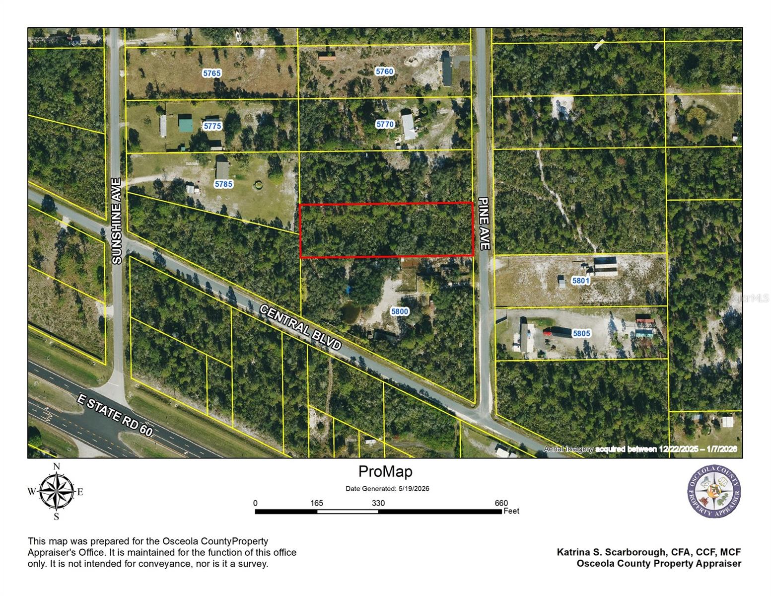 CENTRAL ACRES SEC 1 - Land