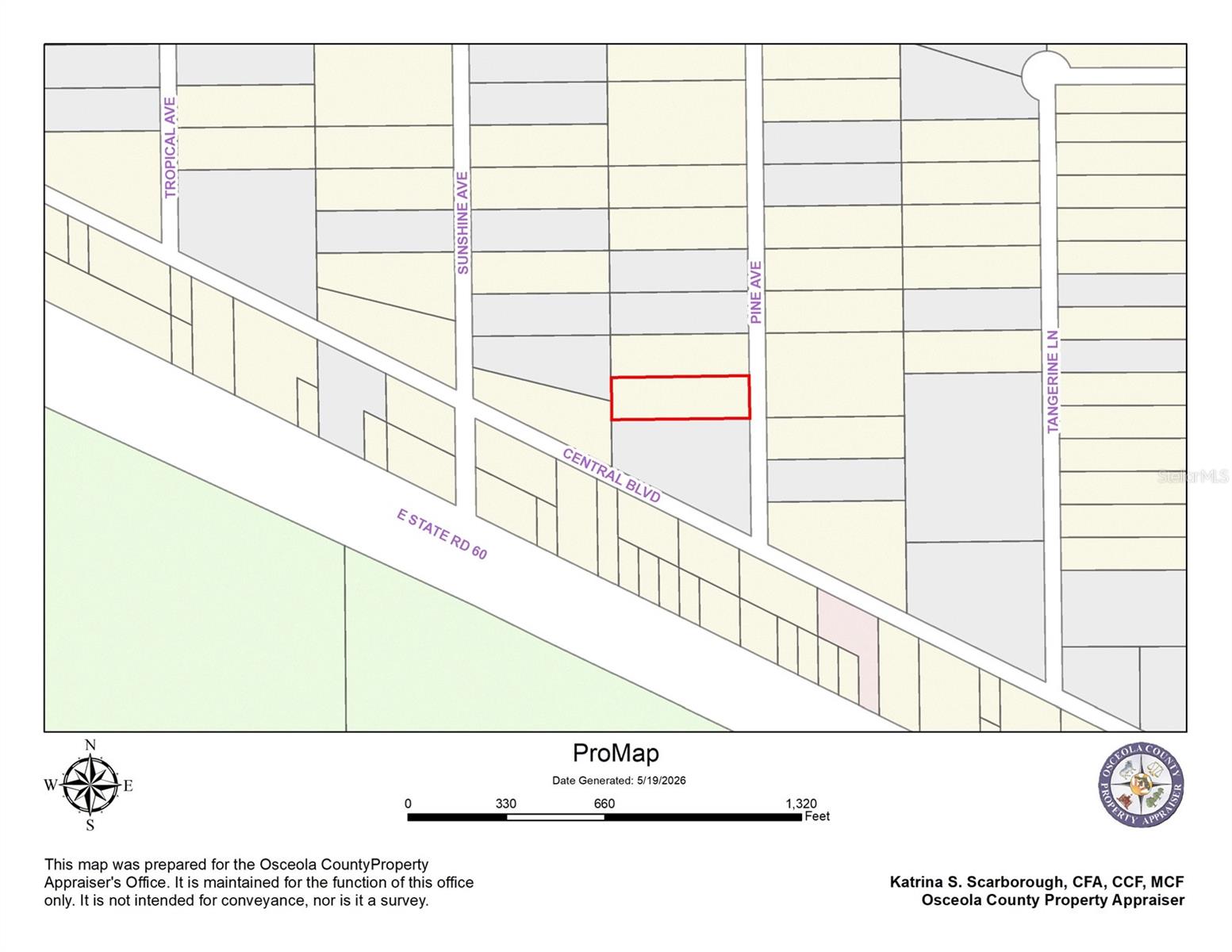 CENTRAL ACRES SEC 1 - Land