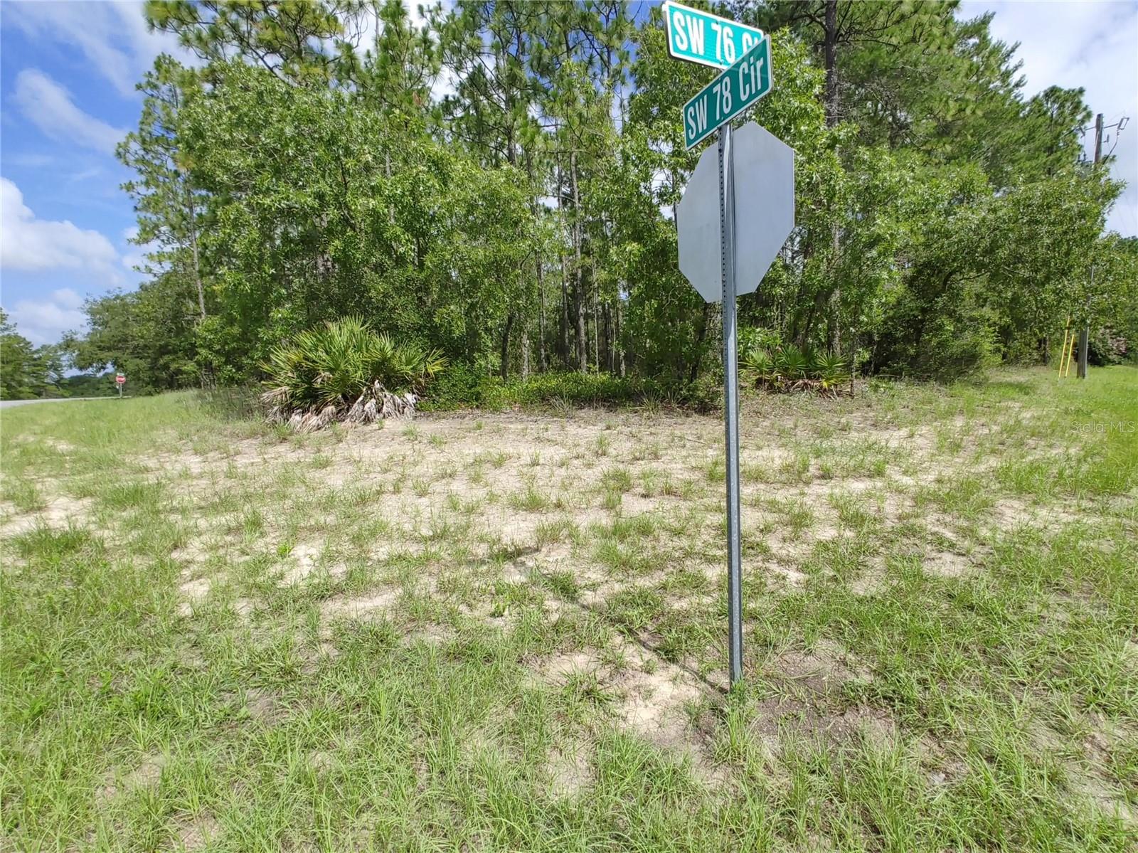 Corner lot with easy access to HWY 484 in Marion Oaks Unit 10. On north side of Hwy 484.