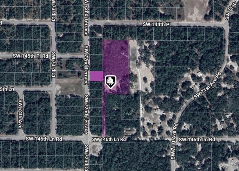 Rare opportunity to own a spacious 3.23-acre flag lot in the desirable Marion Oaks community! This unique property consists of two parcels being sold together, offering flexibility and investment potential. Approximately 3 acres are already cleared, making it easier to prepare for your new build. With access from SW 146th Lane Road and SW 72nd Terrace, the lot provides excellent entry points and privacy. Enjoy the quiet setting of this growing area of Marion County, with plenty of room to build your dream home, create a private estate, or hold as an investment. Located near shopping, dining, medical facilities, and a short drive to Ocala and I-75 for easy commuting. Don’t miss this chance to secure a large parcel in one of Ocala’s most sought-after areas!