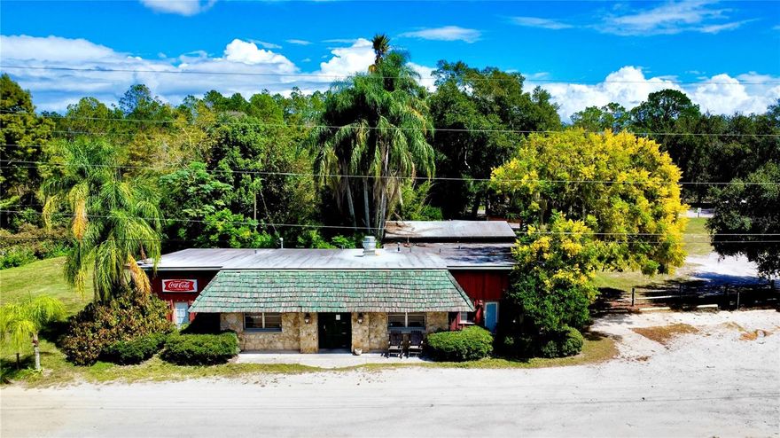 --9+ Acres of Prime Commercial Land with Income-Producing Restaurant--
This offering combines a rare large corner parcel in Groveland with an established business already in place. Located on State Road 33, just minutes from major Central Florida growth corridors, this 9+ acre property provides a unique opportunity for investors and developers seeking land with built-in income potential.
The site currently operates as the Red Wing Restaurant, a well-known local landmark. The building features indoor seating plus an outdoor screened banquet enclosure, supporting private parties and group events. The restaurant delivers ongoing cash flow and immediate use, yet its actual value is in the property’s scale and versatility.
With over 9 acres available, future possibilities include:
Restaurant expansion to capture regional demand, 
Development of a large barn or event venue for weddings and gatherings, 
A farm-to-table hospitality concept that leverages the acreage, 
Alternative commercial, hospitality, or mixed-use projects benefiting from strong area growth.  
As Lake County continues to see rapid residential and commercial expansion, parcels of this size are becoming increasingly scarce. This property provides the best of both worlds: an operating business today and a development play for tomorrow.