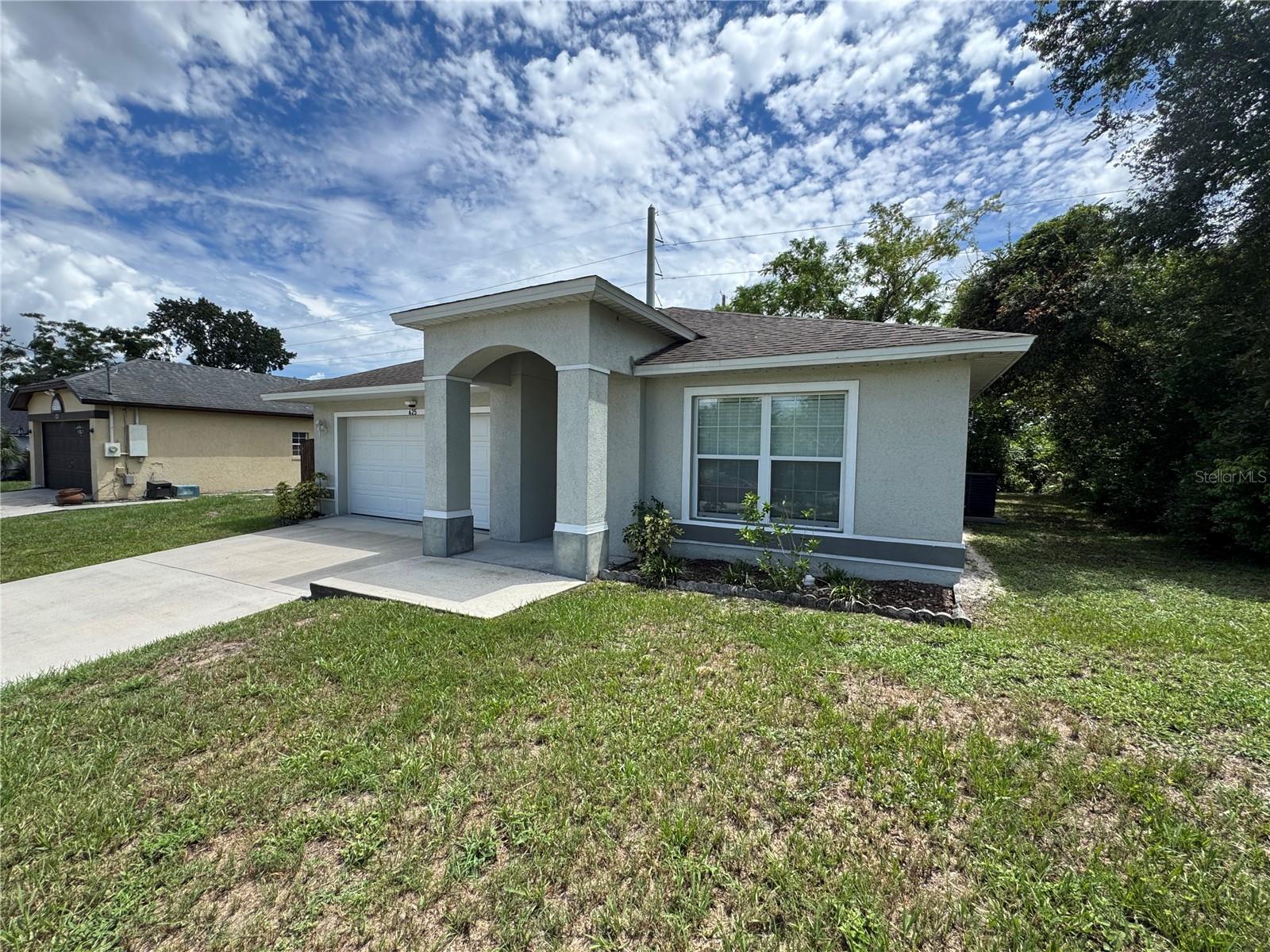 Perfect starter home or great investment opportunity in a serene community with NO HOA. Bright and airy OPEN FLOOR PLAN awaits featuring VAULTED CEILINGS, UPDATED PAINT, and abundant NATURAL LIGHT. Fall in love with the UPDATED KITCHEN offering, abundant STORAGE SPACE, granite countertops and a CENTER ISLAND. SPLIT BEDROOM PLAN delivers an OVERSIZED PRIVATE MASTER BEDROOM and TWO LARGE GUEST BEDROOMS. SLIDING DOORS lead you into the LANAI perfect for gatherings with guests and family. In close proximity to everything you need - schools, grocery, dining and more! Don't miss your chance to see this home before it's gone!
