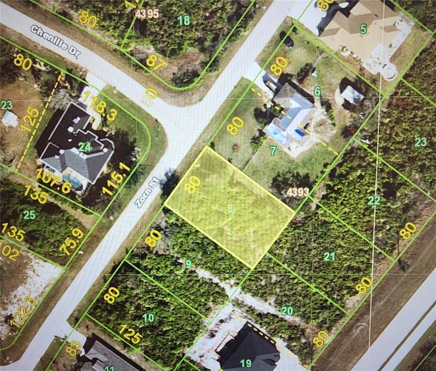 Prime build-ready lot in the heart of South Gulf Cove / Port Charlotte — a roomy 9,999 sq ft (˜ 0.23 acre) parcel ideal for a custom single-family home. This lot offers city water and sewer, and sits in a well-established neighborhood with a mix of older homes and newer construction. Whether you’re building your forever home or looking for an investment, this property delivers flexibility and convenience. Positioned close to local shopping, dining, and everyday amenities — and with easy access to main roads for commuting — it’s a smart choice for anyone wanting to enjoy the laid-back Florida lifestyle with no fuss. If you're looking to build soon, this lot offers an excellent canvas. With a comfortable size that accommodates house, yard, and maybe even a pool or garage, it offers the room and potential most buyers look for. Don’t miss this chance to secure a great piece of Port Charlotte real estate that’s ready when you are.
