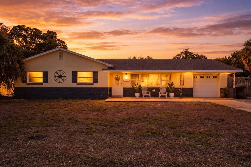 If you’ve been looking for that ELUSIVE 4 Bedroom/3 Bathroom Pool Home with a garage… this is the ONLY one available in over 5 miles for under $700k! Move-in ready with over 2,200sqft and ideally situated in the Jungle Terrace neighborhood, you will love living 10 minutes to the beach and 15 minutes to downtown St. Pete. It’s that perfect balance between convenience and being tucked away in a peaceful neighborhood. As you step into the home, you’re greeted by an open-concept floor plan with a massive living room for TV entertainment and a dedicated dining room with custom built-in luxury bar with a butcher block countertop and tasteful floating shelves perched in between cabinets. The floor plan flows seamlessly into your oversized kitchen with refinished white wood cabinetry, an abundance of countertop space, a dedicated pantry, and upgraded stainless steel appliances. Next to the kitchen you have an informal eating space that is plenty big for a large table, as well as your bonus family room and a dedicated laundry room. Heading outside to your spacious backyard oasis, you will LOVE enjoying the recently refinished pool during those hot Florida days, tanning out on the expanded pavered pool deck, having some relaxing evening meals under the custom pergola, or letting your four-legged friend run around the fenced-in yard! There is also plenty of parking on the right side of your home with a gate in the fence for your boat and the Jungle Prada Boat Ramp is only 2.5 miles away! The split floor plan gives the master bedroom its own peace and privacy with an en-suite bathroom, while still providing a full hall bathroom for guests AND a third full en-suite bathroom in one of the larger guest bedrooms. Additional upgrades include the COREtec flooring (the product is still available and can be used in the kitchen area of the home if desired!), added insulation to the attic for monthly cost savings, a newer impact glass front window in the living room for peace of mind, a newer pool pump for the pool, and a EcoFlow Delta Pro Ultra Whole-Home Backup Power that monitors incoming power and automatically switches over to batteries to keep most of your lights, outlets, and appliances working during any storm! You’re also 1.5 miles away from the A-rated Seventy-Fourth Street Elementary, NO HOA, and NOT in a flood zone (Flood Zone X). Do not miss out on this one-of-one home in this neighborhood, schedule your private showing today!