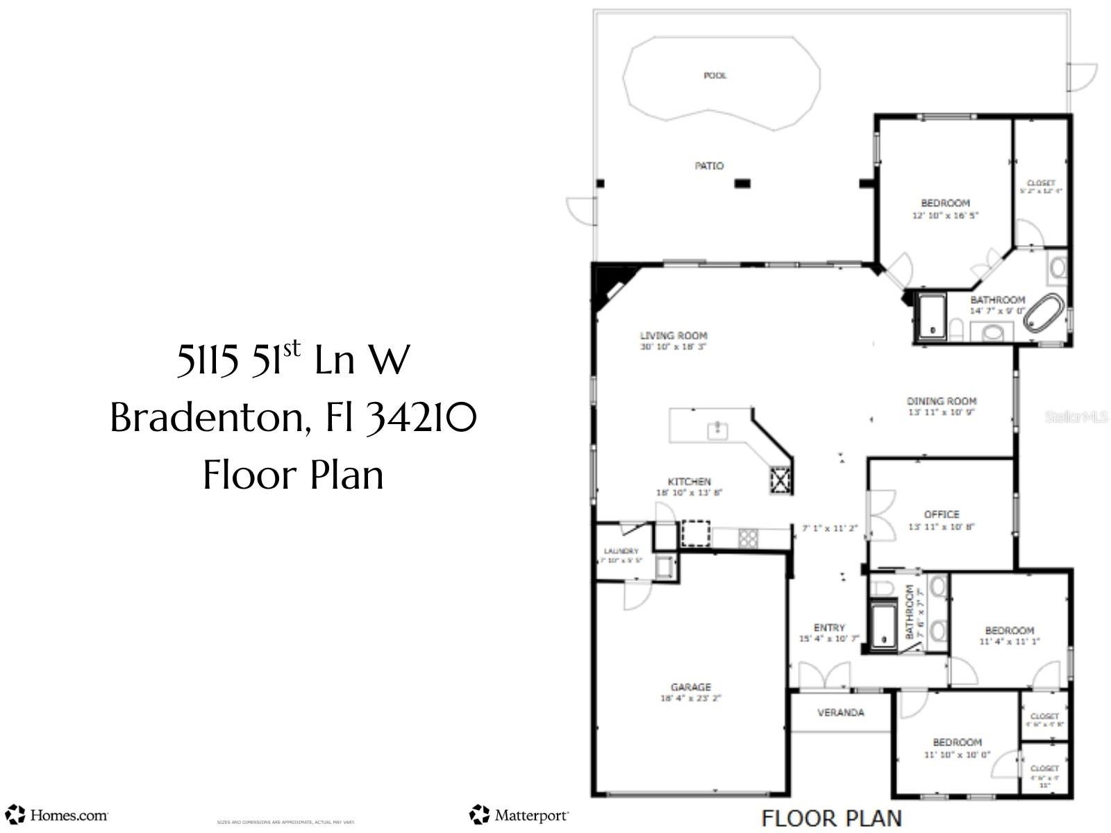 5115 51ST LANE W, BRADENTON, FL, 34210 2 5115 51ST LANE W