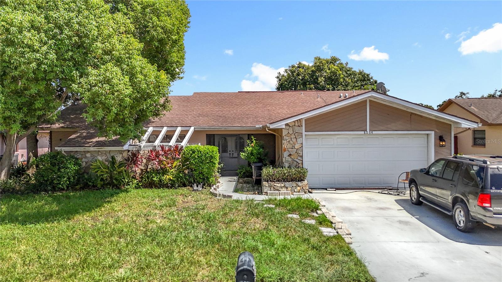 Welcome to your next opportunity—whether you want to renovate and resell or create your forever home, this spacious 3-bedroom, 3-bathroom property has endless potential. Located at the end of a quiet cul-de-sac in the desirable Lakeside Woodlands neighborhood, this home sits on a generous 0.25-acre lot and features an in-ground pool, perfect for Florida living.
Inside, you'll find a split floor plan offering privacy, a primary suite with two closets, and sliding doors that open to the backyard. The home includes an eat-in kitchen, a separate laundry room, and a sunken the living room—a unique touch ready for your custom updates. The backyard features fruit trees, adding charm and character to the outdoor space.
This property is ideal for investors or handy homeowners ready to unlock its full potential. Don’t miss out—schedule your showing today and start imagining the possibilities!