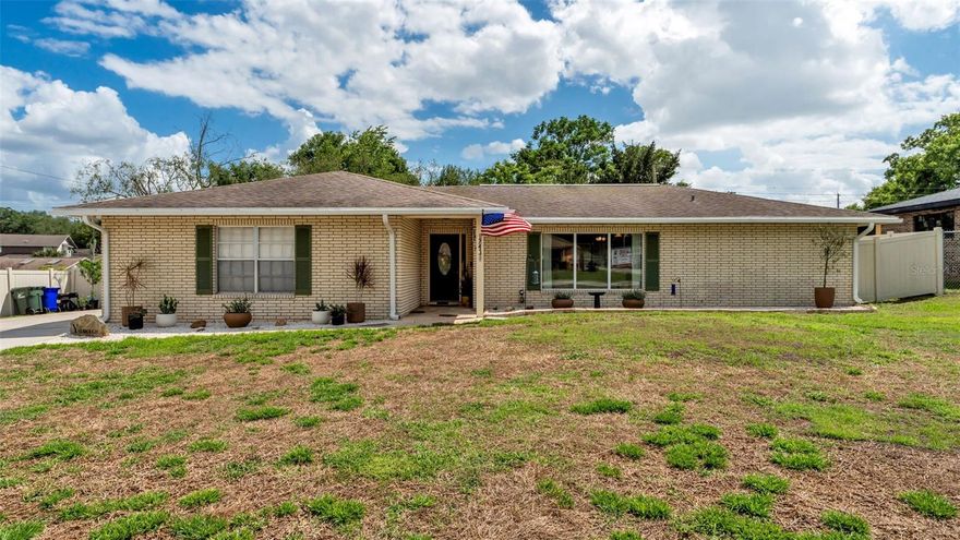 Welcome to this charming, move-in ready 3-bedroom, 2-bath home in desirable South Lakeland, perfectly situated on a spacious 1/3-acre corner lot with NO HOA—a rare find at this price point! From the moment you arrive at 1743 Wilshire Court, you’ll be drawn in by the inviting curb appeal, fresh landscaping, and convenient side-entry garage. Step inside the light-filled living room with large picture window... designed for both relaxing and entertaining, seamlessly flowing into the breakfast nook and kitchen. The kitchen offers both style and functionality, featuring new appliances, updated plumbing fixture, a pantry closet, and a pass-through window overlooking the large, climate-controlled sunroom and backyard—ideal for keeping everyone connected. The adjoining dining area is a standout space, complete with built-in seating off the kitchen, a cozy wood-burning fireplace with a brick mantle, and a wet bar—perfect for hosting gatherings or enjoying quiet evenings at home. A desirable split floor plan provides privacy, with the primary suite tucked away off the breakfast nook and featuring an en-suite bathroom with a tiled shower. Two additional bedrooms and a guest bathroom are located on the opposite side of the home, with the guest bath offering direct access to the sunroom—providing convenience to this versatile bonus space. Step outside to your oversized backyard, where you’ll find plenty of room to entertain, play, or unwind. Enjoy a dedicated grilling and dining area, fire pit, swing set, and brand-new vinyl fencing for added privacy. Storage is abundant throughout the home, with generously sized closets and a large laundry room that doubles as a practical drop zone for everyday organization. Recent upgrades include: Brand new HVAC System and ductwork, new luxury vinyl plank flooring in main living areas, new carpet in all bedrooms, water softener and filtration system, updated light fixtures and ceiling fans, fresh paint, new gutters and bathroom cabinet refinishing. Located in an established neighborhood, this home offers convenient access to shopping, dining, medical facilities, parks, and all that Central Florida has to offer. Don’t miss your opportunity to own this well-maintained, feature-packed home… schedule your private showing today!