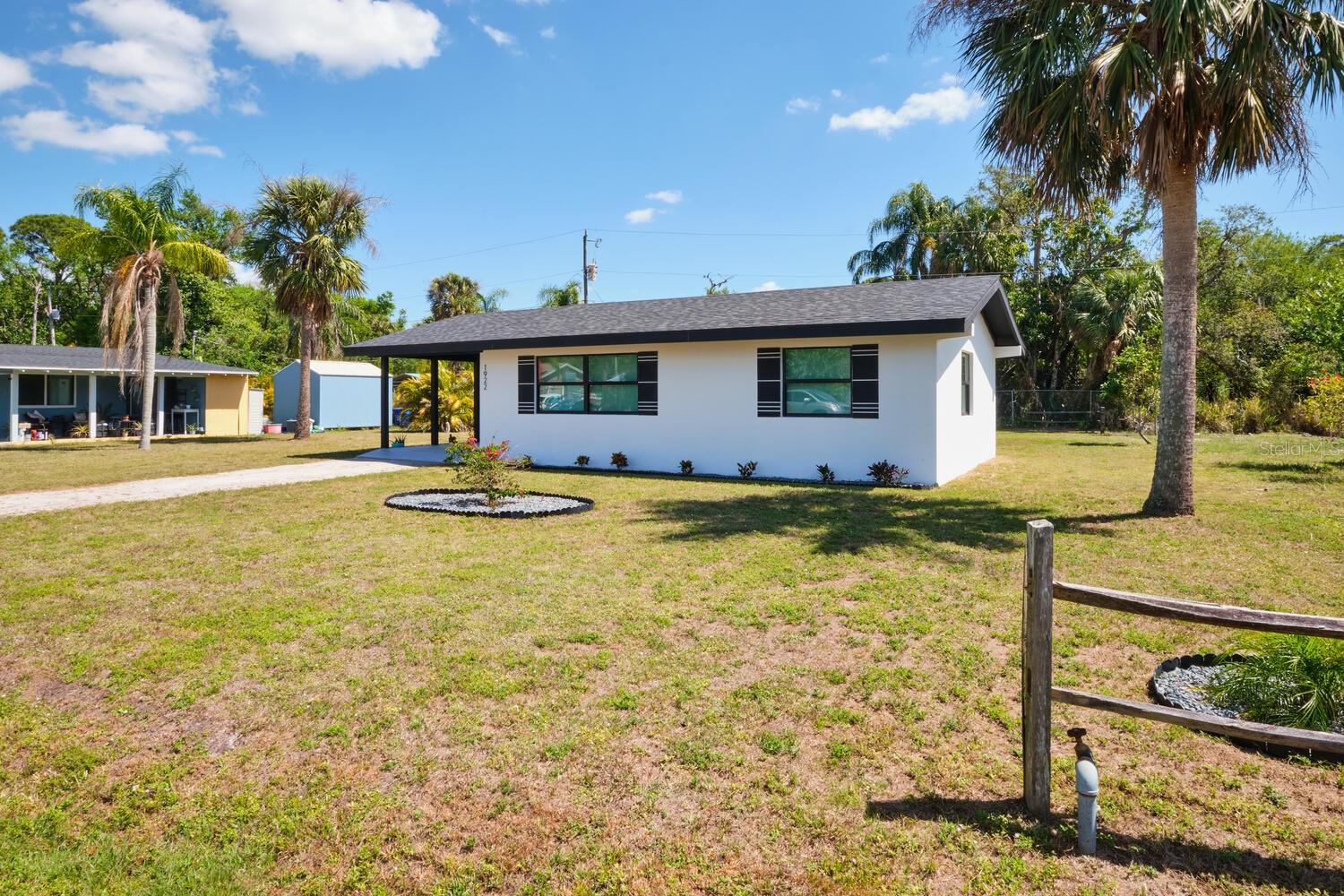 Welcome to your new home in North Fort Myers! This charming single-family home is located on a quiet cul-de-sac street, offering peace and tranquility for you and your family. The property boasts a newly installed ductless mini-split system, ensuring optimal comfort throughout the year. With a new roof, electric, plumbing, and floors, you can rest easy knowing that this home has been meticulously and tastefully updated and maintained. The custom hardwood kitchen cabinets with Calacatta quartz countertops provide a luxurious touch to the heart of the home, while the impact windows and water-resistant front door offer added security and durability. The custom tile work with a retro look adds character and charm to the space, creating a unique and inviting atmosphere. Located conveniently off of Bayshore Rd, this home offers easy access to all the amenities and attractions that North Fort Myers has to offer. Don't miss out on this opportunity to own a truly exceptional property in a desirable location. Come and experience the beauty and comfort of this stunning home for yourself!
NO HOA and No restrictions on Air BNB use.