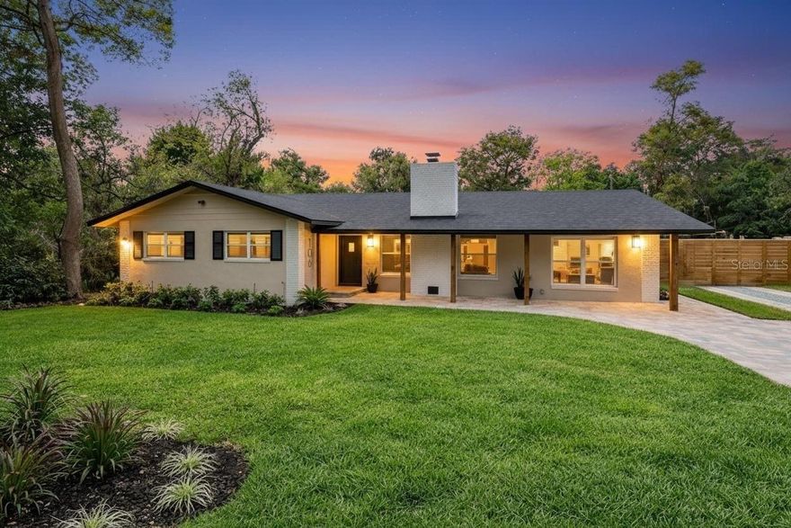 One or more photo(s) has been virtually staged. Rare opportunity in Maitland! Fully reimagined pool home and NO HOA — offering modern design, luxury finishes, and true move-in-ready convenience.
This completely renovated home features a brand new roof, HVAC, windows, luxury vinyl plank flooring, and a stunning designer kitchen. The open-concept layout is filled with natural light and centered around a show-stopping kitchen with a waterfall island, wine cooler, sleek cabinetry, and stainless steel appliances—perfect for entertaining or everyday living.
The spacious living area flows seamlessly, while the wood-burning fireplace adds warmth and character for cozy evenings. A flexible bonus space offers endless possibilities for a home office, second living area, or creative retreat.
The primary suite is a private escape, featuring a spa-inspired bathroom with a walk-in shower and soaking tub for a true luxury experience.
Step outside to your private backyard oasis with a sparkling pool, expansive paver patio, and lush landscaping—ideal for relaxing or hosting. Two storage sheds and additional space provide extra functionality and convenience.

Located just minutes from Maitland and Winter Park, with easy access to shopping, dining, and major roadways.
106 Oakwood Drive combines modern renovation, pool living, and prime location—homes like this rarely become available. Property includes deeded lake access via recorded easement. Buyer to verify access and use. Schedule your private showing today.