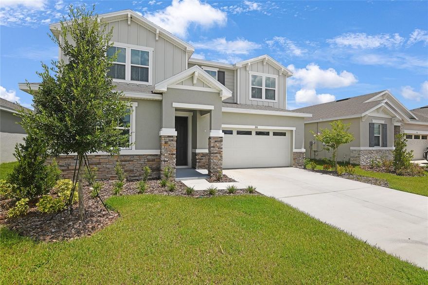 **Take advantage of special financing + Flex Funds on quick move-in homes** Explore this beautiful Ammolite home, ready for quick move-in. Included features: a charming covered entry; a thoughtfully designed kitchen offering 42" white cabinets, quartz countertops, stainless-steel appliances, a center island and a roomy pantry; a roomy nook; an impressive guest suite; a stunning primary suite showcasing an immense walk-in closet and a private bath with double sinks; a convenient laundry with a washer and dryer; a covered patio and a great room. This home also offers ceramic tile flooring in select rooms. Tour today!  1x capital contribution fee of $850.  **Options may vary by community, so see your sales associate for details. These offers are available for select homes on a first-come, first-served basis.