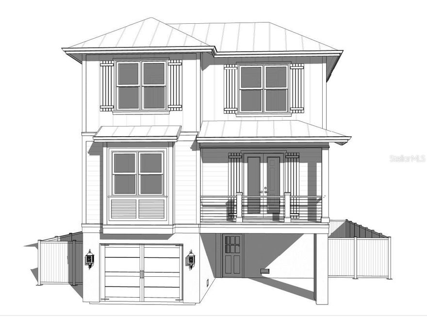 Under Construction. Welcome to this incredible opportunity to own a stunning brand new construction home, scheduled to be completed in August 2023! This magnificent 7-bedroom, 7 1/2-bathroom residence has been meticulously built to the highest standards for your convenience. As you step inside, you'll be greeted by a thoughtfully designed floor plan that maximizes natural light and offers breathtaking views. Each of the seven bedrooms is a private retreat with its own en-suite bathroom and exquisite designer finishes, ensuring a luxurious experience for all. Prepare to be amazed by the dream kitchen, featuring sleek quartz countertops, a designer backsplash, elegant pendant lighting, top-of-the-line stainless steel appliances, and an expansive kitchen island that serves as the heart of the home. It's a chef's delight! Embrace the beauty of outdoor living with balconies on every level, providing the perfect setting to unwind and soak in the surroundings. The backyard is a tropical oasis, boasting a heated pool and spa for year-round enjoyment. A privacy fence ensures tranquility, while the synthetic turf adds a touch of low-maintenance luxury. There's also plenty of covered space to entertain guests and indulge in delicious barbecues.Undoubtedly, one of the home's most remarkable features is the rooftop deck, offering awe-inspiring Gulf to Bay views. Imagine sipping your favorite beverage while watching the sun dip below the horizon or hosting unforgettable gatherings against this breathtaking backdrop. This remarkable property presents an exceptional opportunity, whether you're seeking a vacation home or an investment property. With its proximity to the stunning beaches, renowned restaurants, and fantastic shopping, every day is a new adventure waiting to be explored. Don't miss out on this unparalleled opportunity to own a masterpiece of modern living. Schedule your private viewing today and experience the epitome of coastal luxury. Your dream home awaits!