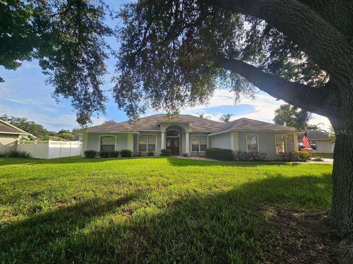 All new just for YOU! This 4 Bedroom /2 Bath Pool home offers a spacious lot and privacy fence. You will be the first to enjoy this renovated home. This waterfront community offers more than just a place to rent, It offers a fun lake lifestyle with community boat ramp. New flooring, kitchen cabinets, stone counters, backsplash and don't forget the new modern led lighting and more. This charming is ready for your application before someone else grabs it.
