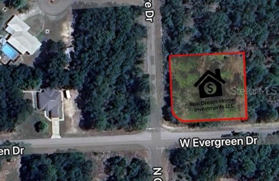 Build your dream home on this oversized 0.32-acre corner lot in a well-established neighborhood of Citrus Springs. This premium homesite offers public water, excellent topography, and sits on the corner of two paved roads, surrounded by newer homes—making it perfect for builders, investors, or a future residence.
Corner lot – more frontage, more flexibility
Highlights:
Cleared, dry, and ready for construction
Public water available
No HOA or deed restrictions
Zoned for single-family homes
Convenient access to schools:
Citrus Springs Elementary – approximately 2.5 miles
Citrus Springs Middle – approximately 2.1 miles
Lecanto High School – approximately 12 miles
Grocery stores, pharmacies, and restaurants just minutes away
This is a rare opportunity to secure a larger-than-average lot with full development flexibility in one of Citrus County's fastest-growingareas.
Property Details:
Lot Size: 0.32 acres (approx. 13,900 sq ft)
Location: Corner of W Evergreen Dr & N Meade Terrace
Zoning: Residential (single-family)
Road Access: Paved roads on two sides
Utilities: Public water available