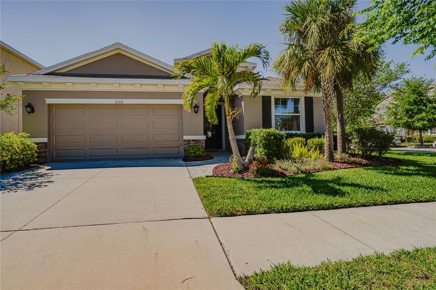 Welcome to this beautifully upgraded 4-bedroom, 2.5-bath corner-lot home in the highly desirable community of Waterset, where comfort, style, and Florida living come together perfectly.
From the moment you enter, you’re welcomed by a bright, open foyer and a thoughtfully designed floor plan that feels both spacious and inviting. The living, dining, and kitchen areas flow seamlessly, creating the ideal setting for everyday living, entertaining, and gathering with family and friends. The kitchen offers generous counter space, a large center island, stylish backsplash, newer appliances, and a frosted-glass pantry door — making it both functional and beautiful.
The private owner’s suite is a true retreat, featuring a spacious bedroom with a recessed ceiling and accent wall, dual walk-in closets — including one with a newer closet system — and a relaxing en-suite bath with soaking tub, separate shower, and double vanities.
Step outside and enjoy your own private backyard escape. The covered, screened lanai opens to a brick-paver patio and beautifully landscaped fenced yard, offering the perfect space for morning coffee, weekend barbecues, entertaining, or simply relaxing in privacy.
This home has been lovingly maintained and thoughtfully upgraded, including luxury vinyl flooring in 2021, new bedroom carpet in 2023, exterior paint in 2023, washer and dryer in 2022, new water softener in 2023, newer appliances in 2023, a brand-new Trane 3-ton 14 SEER A/C, and a one-year-old water heater. Additional features include an owned security system, accent walls, laundry room cabinets, overhead garage storage, generator power transfer switch, built-in living room speakers, 5¼-inch baseboards throughout the living area, and more.
Located about a quarter-mile from Waterset’s main clubhouse, this home places you close to everything that makes the community so special — resort-style pools, fitness centers, tennis, pickleball and basketball courts, dog parks, splash pad, playgrounds, Lakeside events, more than 12 miles of trails, and over 10 parks throughout the community.
Conveniently positioned near I-75, Big Bend Road, US-41, and US-301, with shopping, dining, and everyday conveniences just minutes away, this home offers the perfect blend of lifestyle, location, and value.
If you’ve been searching for a move-in-ready Waterset home with upgrades, privacy, amenities, and true Florida lifestyle appeal — this is the one.