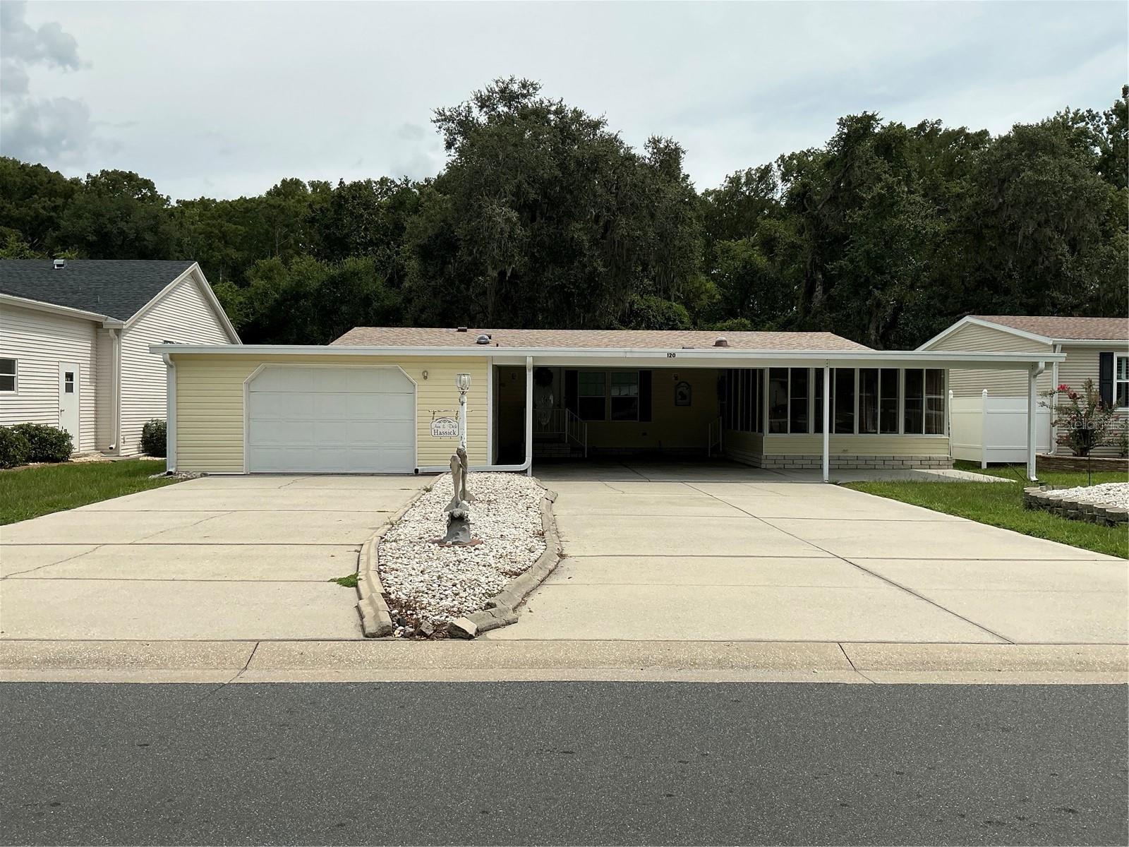 If you’re looking for a new home adjacent to The Villages this 3 Bedroom, 2 Bath Double-Wide Home located in the highly sought-after Continental Country Club, could just be just what your looking for! This well-maintained home features a garage with double carport, a bright front sunroom, and plenty of extra storage for all your needs is looking for some love! Great bones, space and potential! An inside laundry room quaintly tucked away off the kitchen is an added bonus! You are sure to enjoy the peaceful, resort-style lifestyle with access to all the amenities this gated, 55+ golf community has—including clubhouse, pool, tennis, pickleball, woodworking, kayaking, billiards, crafts and more! Don’t miss your chance to live in this community that’s just minutes from shopping, dining, I-75 and The Villages, an hour from Orlando, Fl Beaches.
Call today to schedule your private tour!