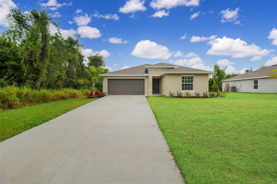 Welcome to Fireside Cottage, located in the heart of Port Charlotte, Florida! Nestled in a serene community, this charming 4-bedroom, 2-bathroom home invites you to experience the epitome of coastal living.

As you step through the front door, you're greeted by a light-filled living room adorned with coastal hues and nautical accents, creating a tranquil ambiance reminiscent of lazy days by the ocean. Sink into plush furnishings and unwind as gentle sea breezes dance through the windows, carrying with them the soothing sounds of nearby waves.

The spacious kitchen, designed for both functionality and style, features modern appliances and ample cabinet space, perfect for culinary enthusiasts and casual cooks alike. Gather around the breakfast bar for a quick bite or enjoy leisurely meals with loved ones in the adjacent dining area.

Retreat to one of the four bedrooms, each thoughtfully appointed to ensure comfort and relaxation. The primary bedroom has plenty of space to unwind after a day of adventure, and has an attached bathroom that has a dual vanity with a large walk-in shower. The coastal-inspired decor continues throughout, fostering a sense of coastal charm and tranquility. The second bedroom has ample closet space. The second bathroom has a updated vanity with a shower/tub combo. The third bedroom has a Smart TV. The fourth bedroom has a pull-out sofa with a desk for you to set up your remote office. 

Step outside to discover your own slice of paradise in the lush backyard oasis.

Conveniently located in Port Charlotte, this coastal haven offers easy access to a myriad of attractions, including pristine beaches, championship golf courses, and vibrant shopping and dining destinations.

House Rule: No smoking. No burning candles inside of lodging. No parties. No Pets.